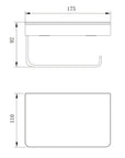 Support de papier toilette G501