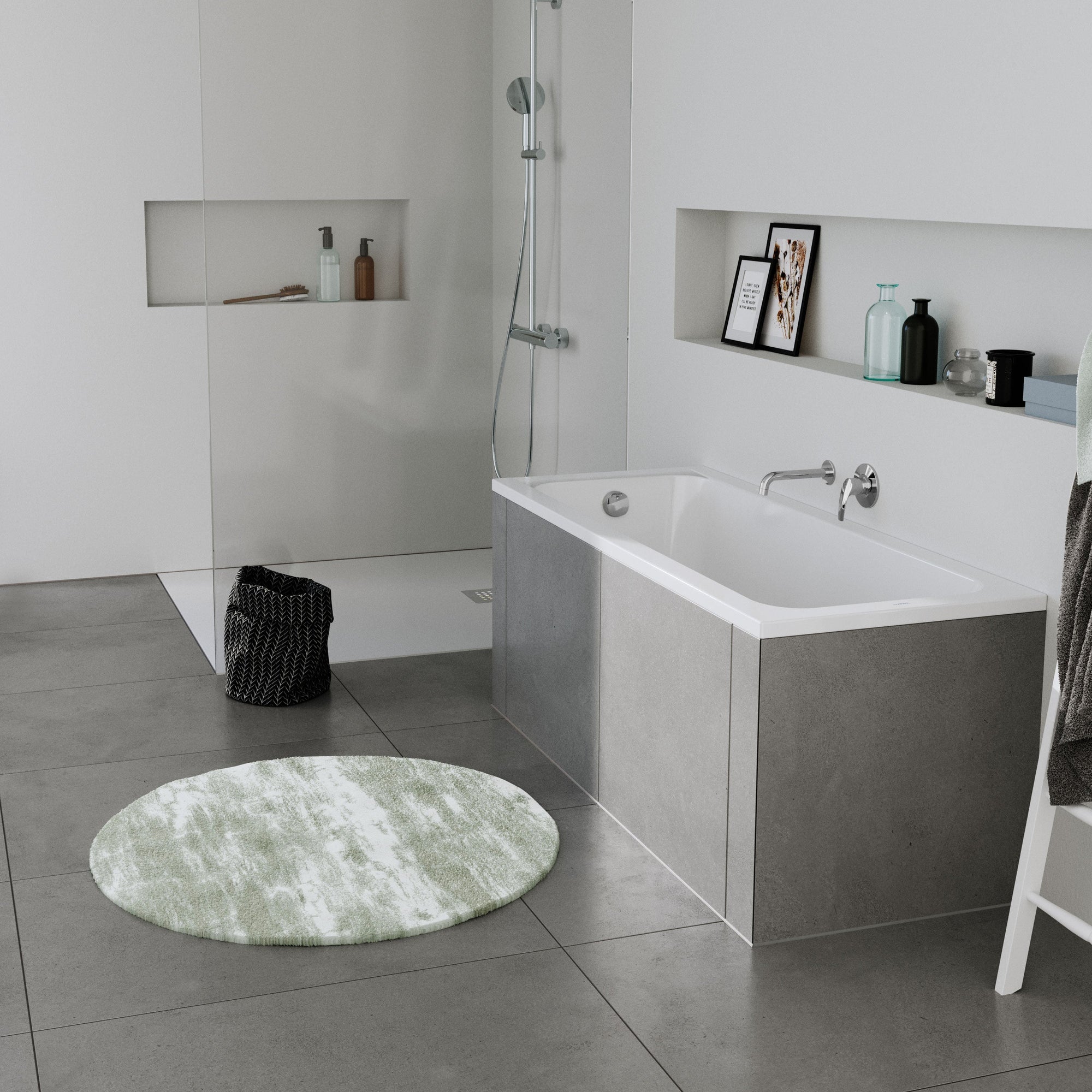 Baignoire rectangulaire Duravit DuraLavant, pour installation