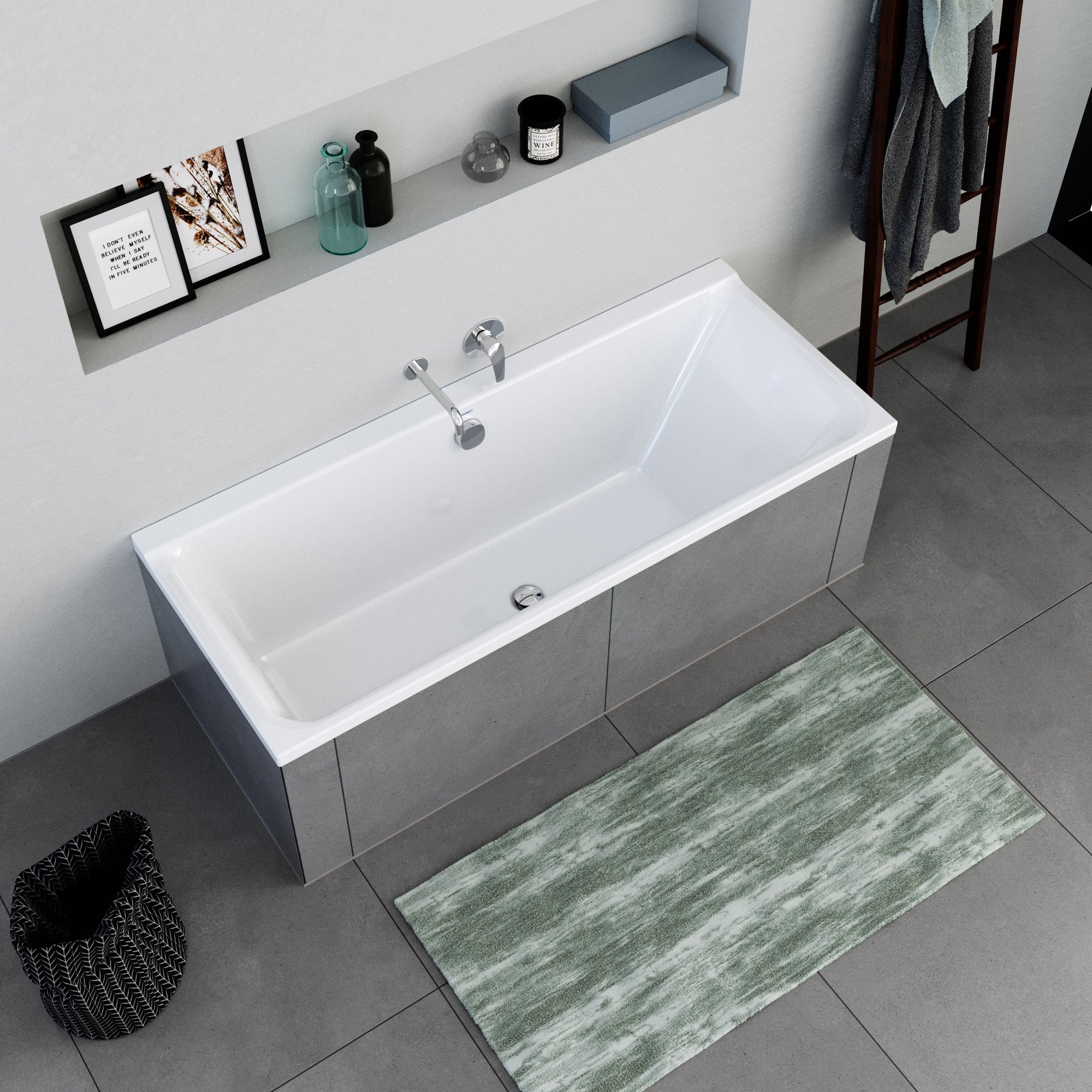Baignoire rectangulaire encastrable Duravit P3