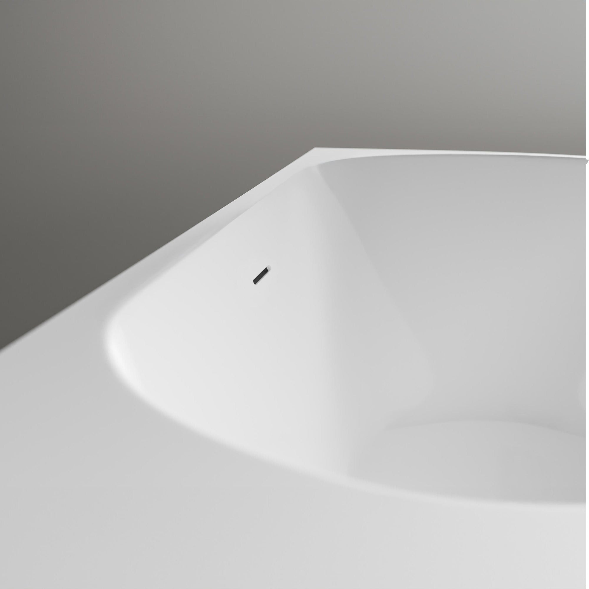 Baignoire d'angle semi-îlot LENA CORNER
