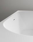 Baignoire d'angle semi-îlot LENA CORNER