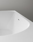 Baignoire d'angle semi-îlot LENA CORNER