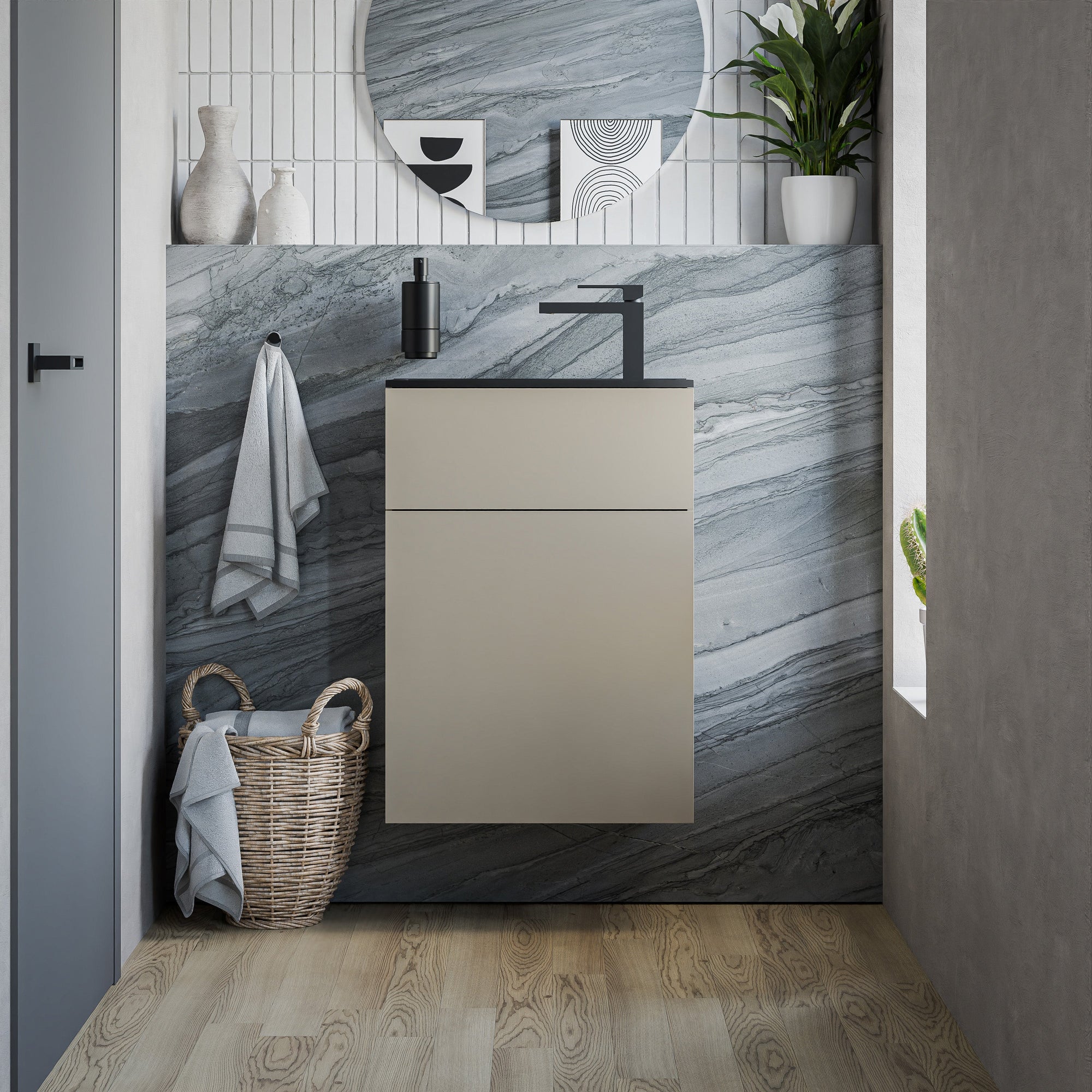 Meuble salle de bain KONDA 50 cm