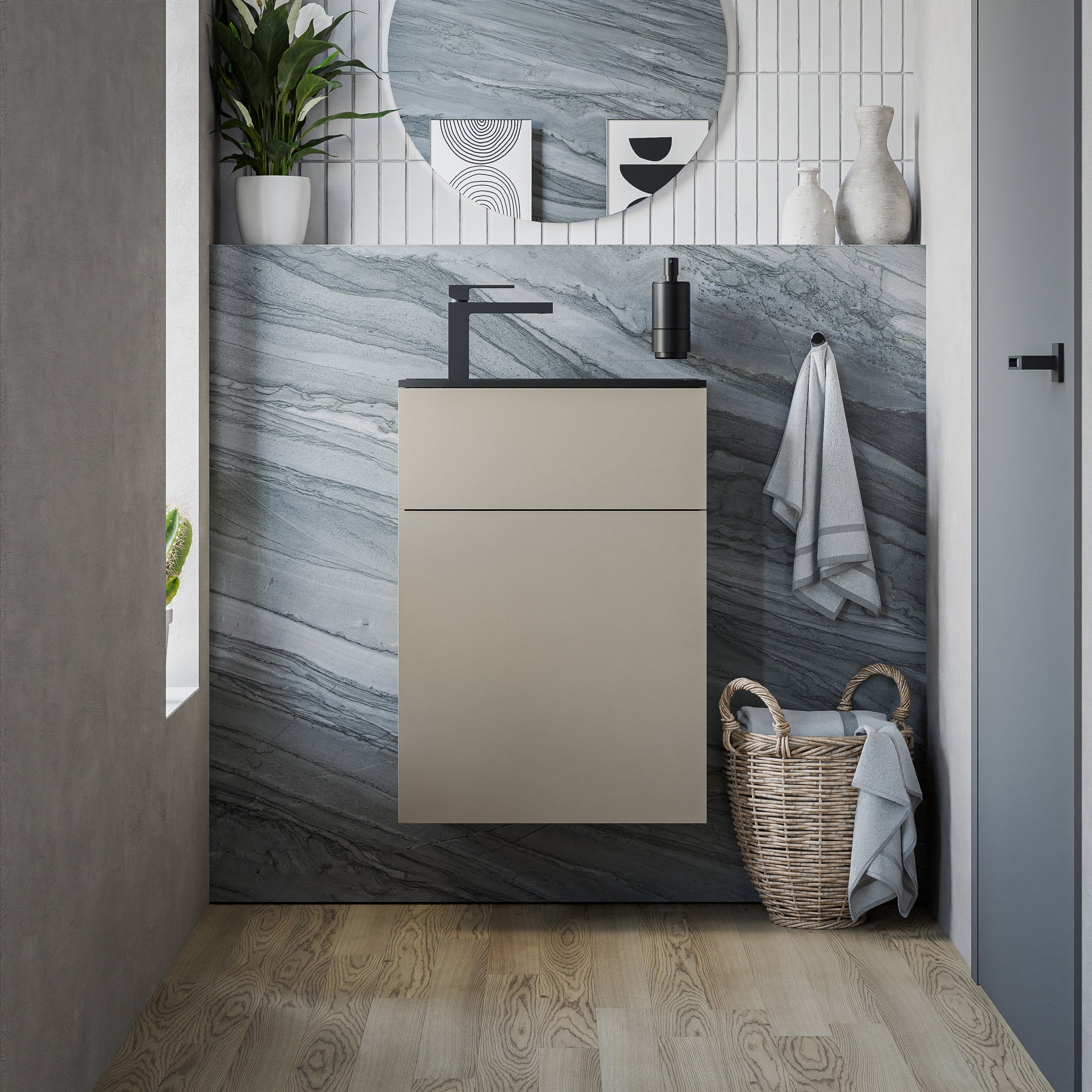 Meuble salle de bain KONDA 50 cm