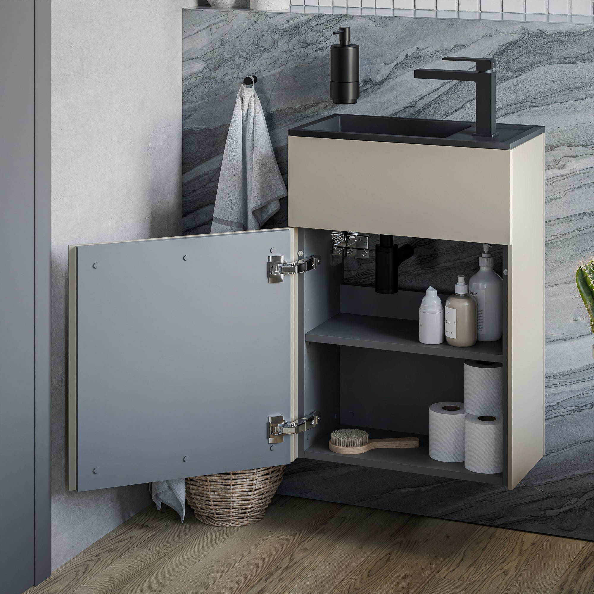 Meuble salle de bain KONDA 50 cm