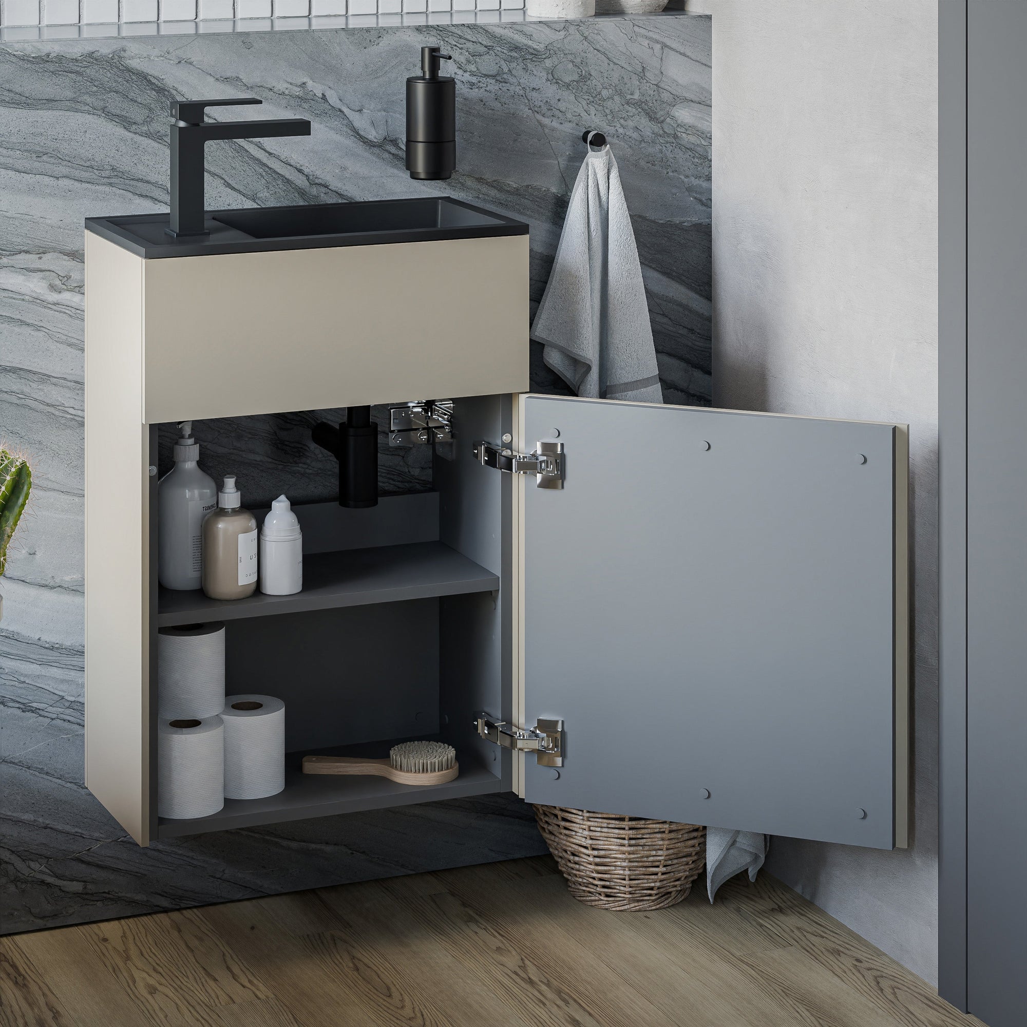 Meuble salle de bain KONDA 50 cm