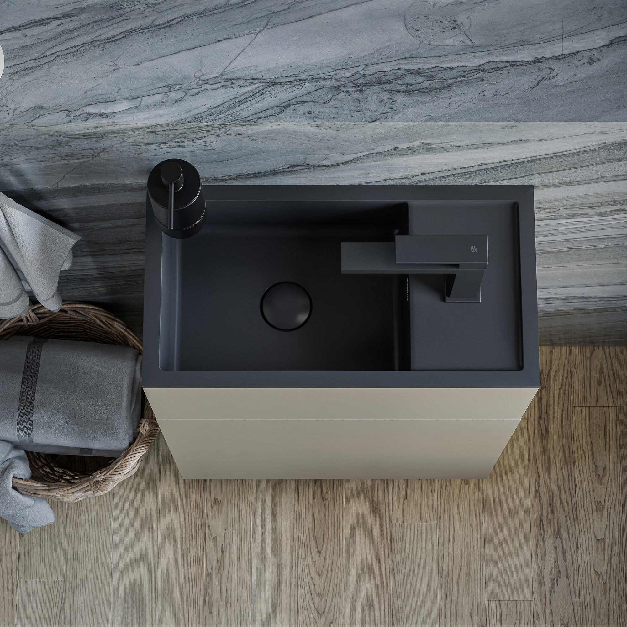 Meuble salle de bain KONDA 50 cm
