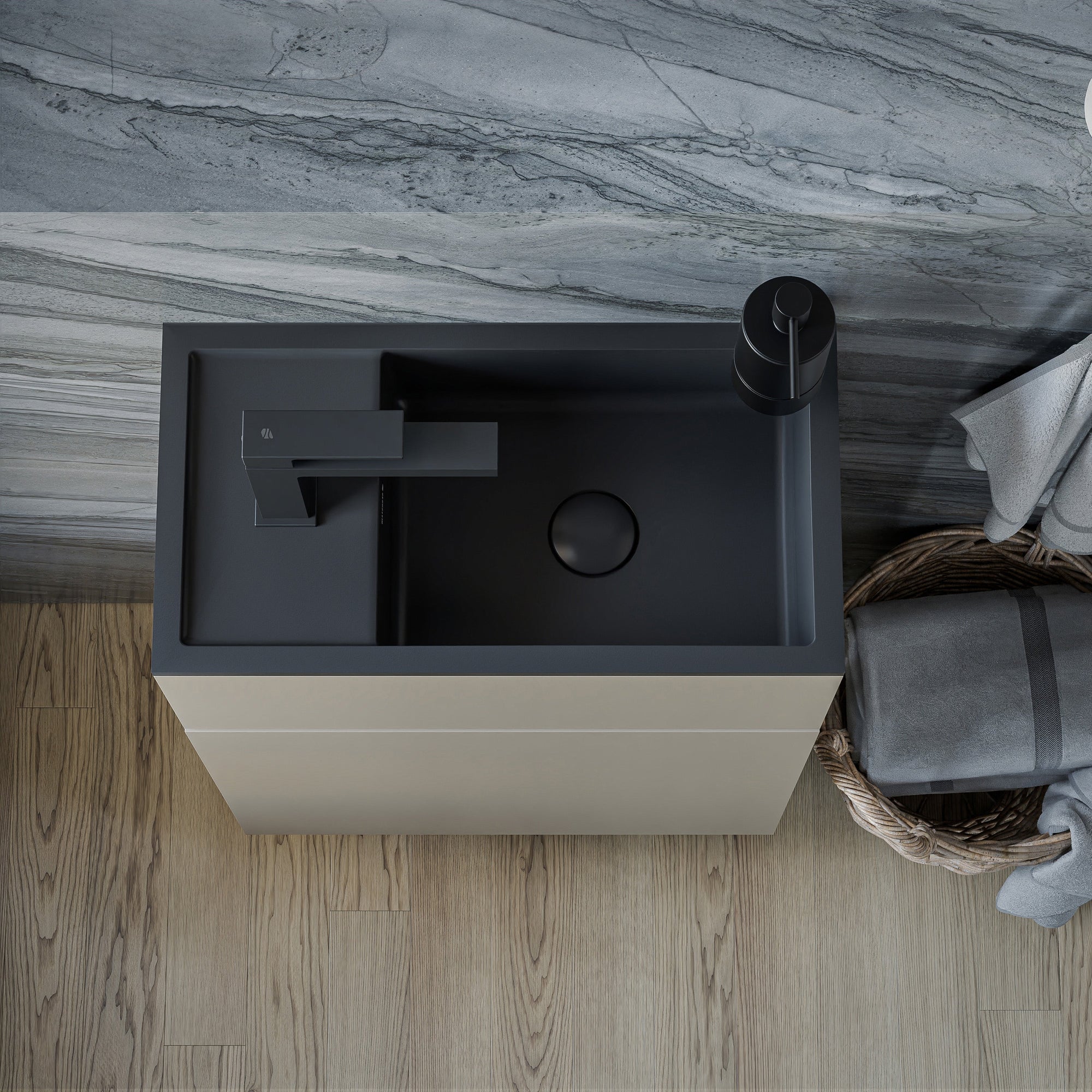 Meuble salle de bain KONDA 50 cm