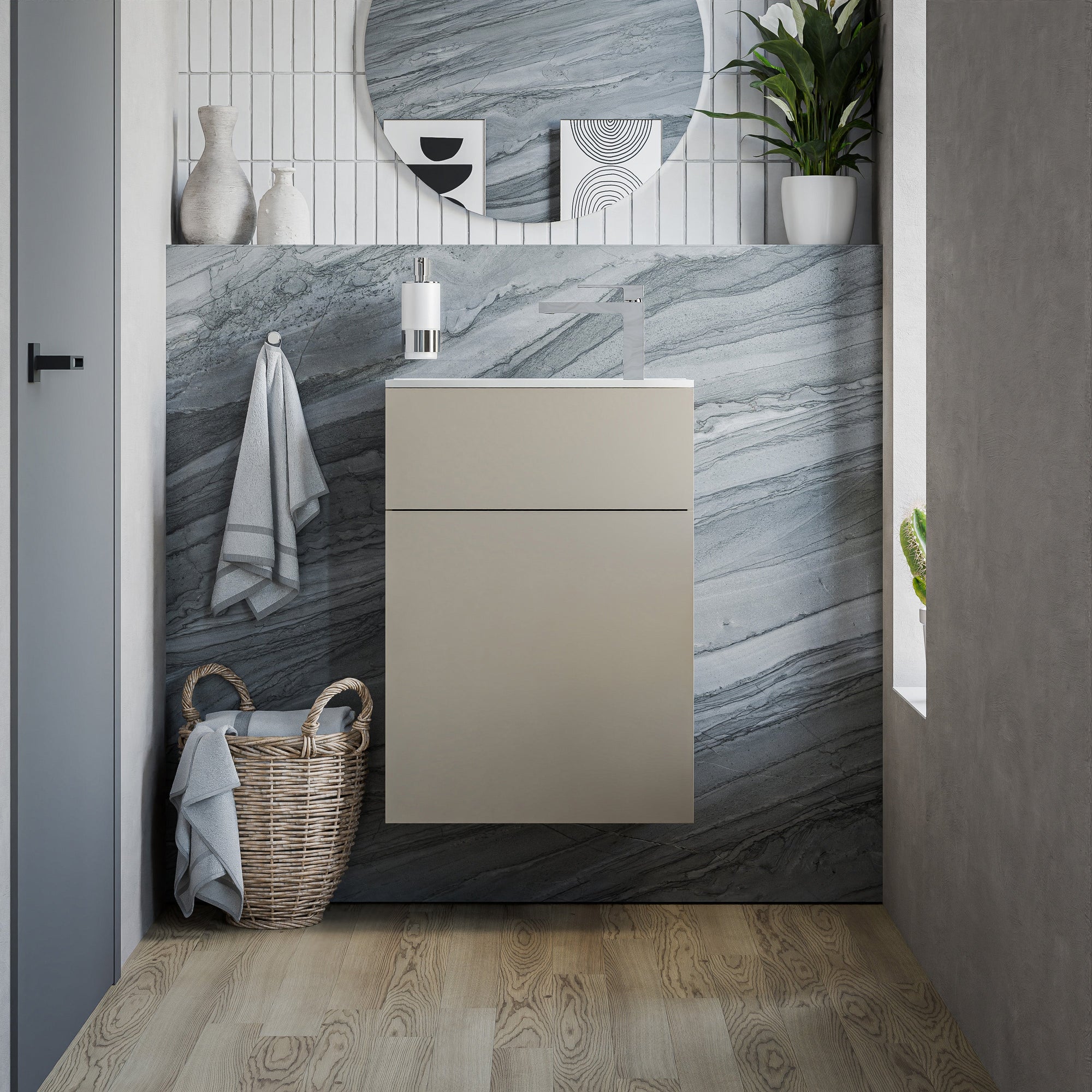 Meuble salle de bain KONDA 50 cm