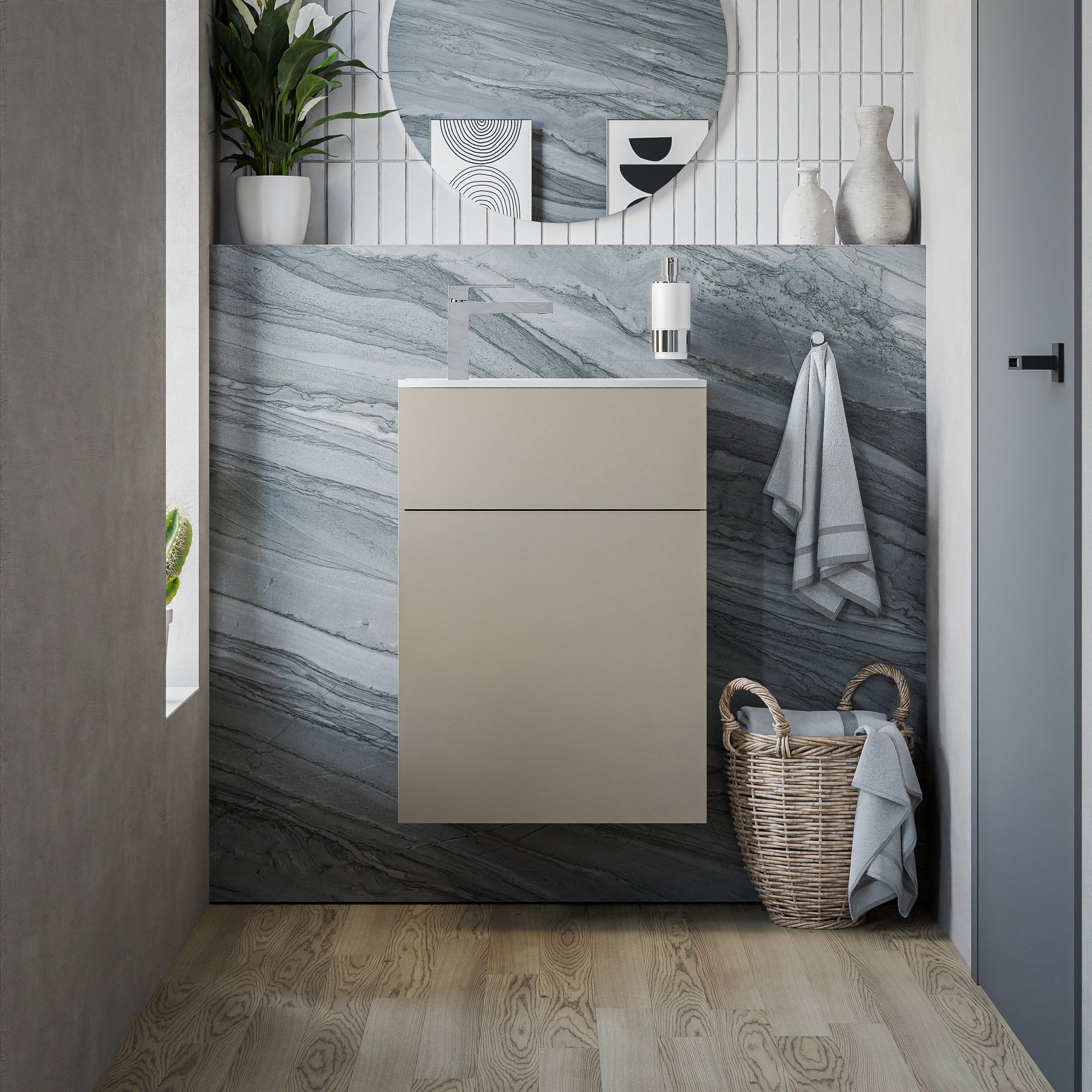 Meuble salle de bain KONDA 50 cm