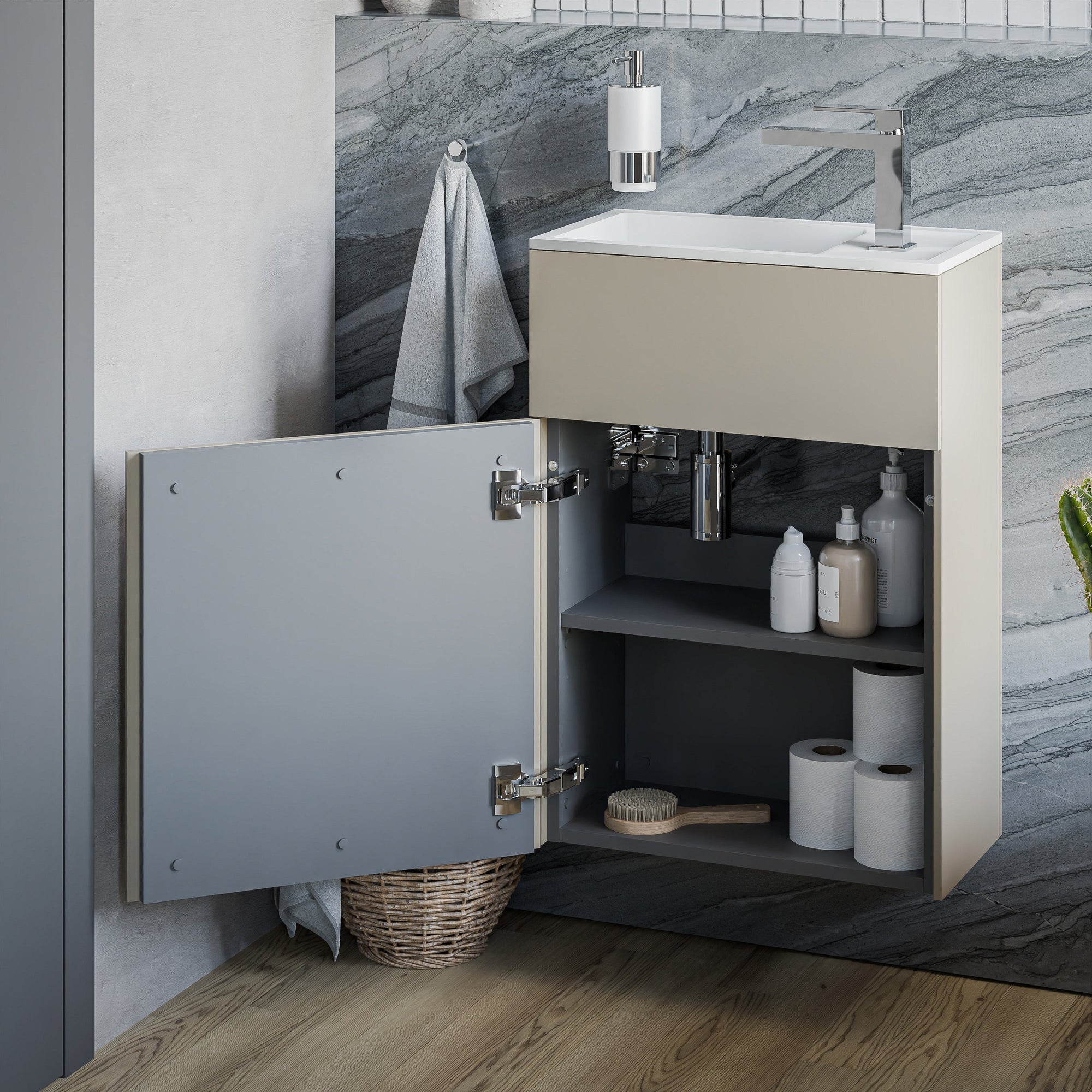 Meuble salle de bain KONDA 50 cm