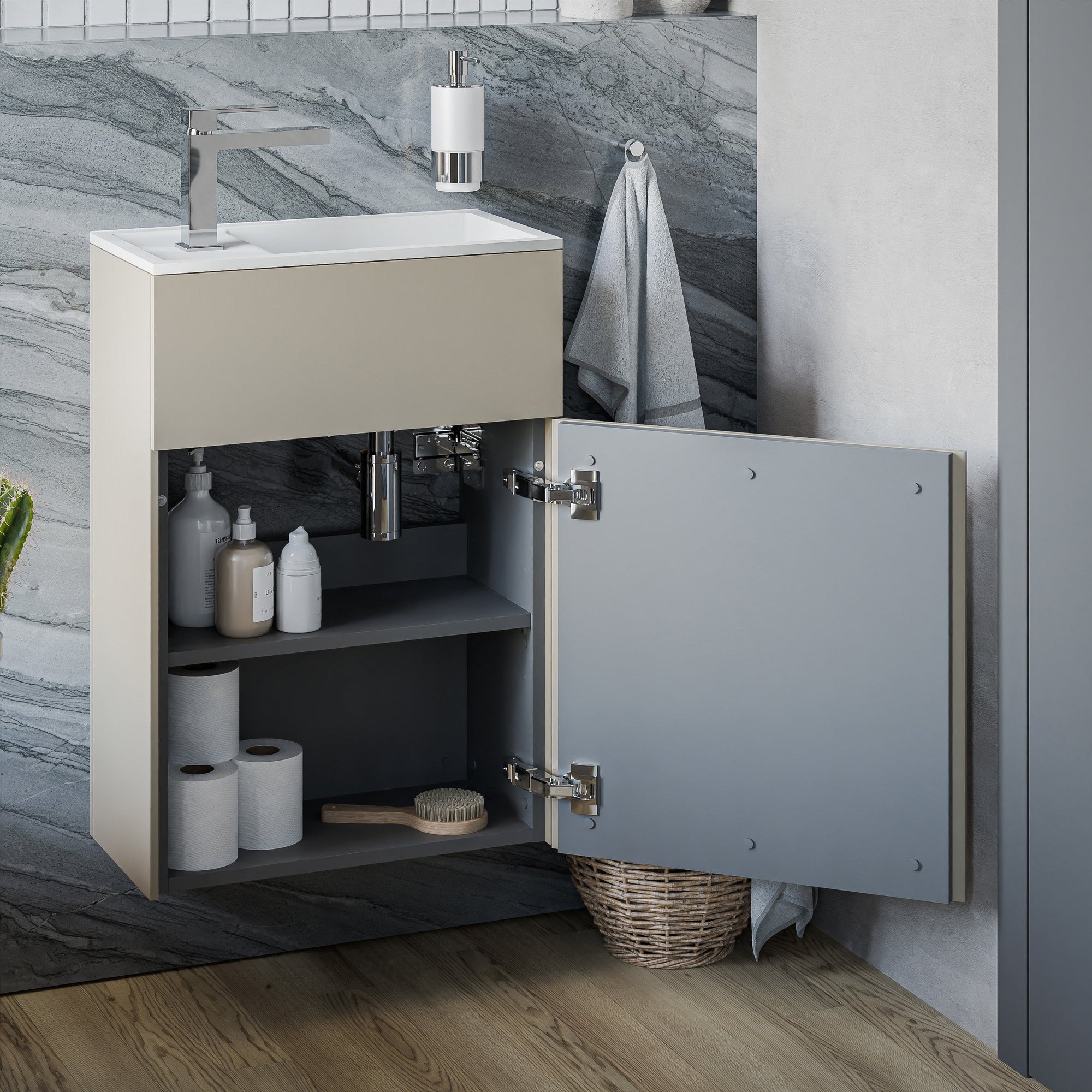 Meuble salle de bain KONDA 50 cm