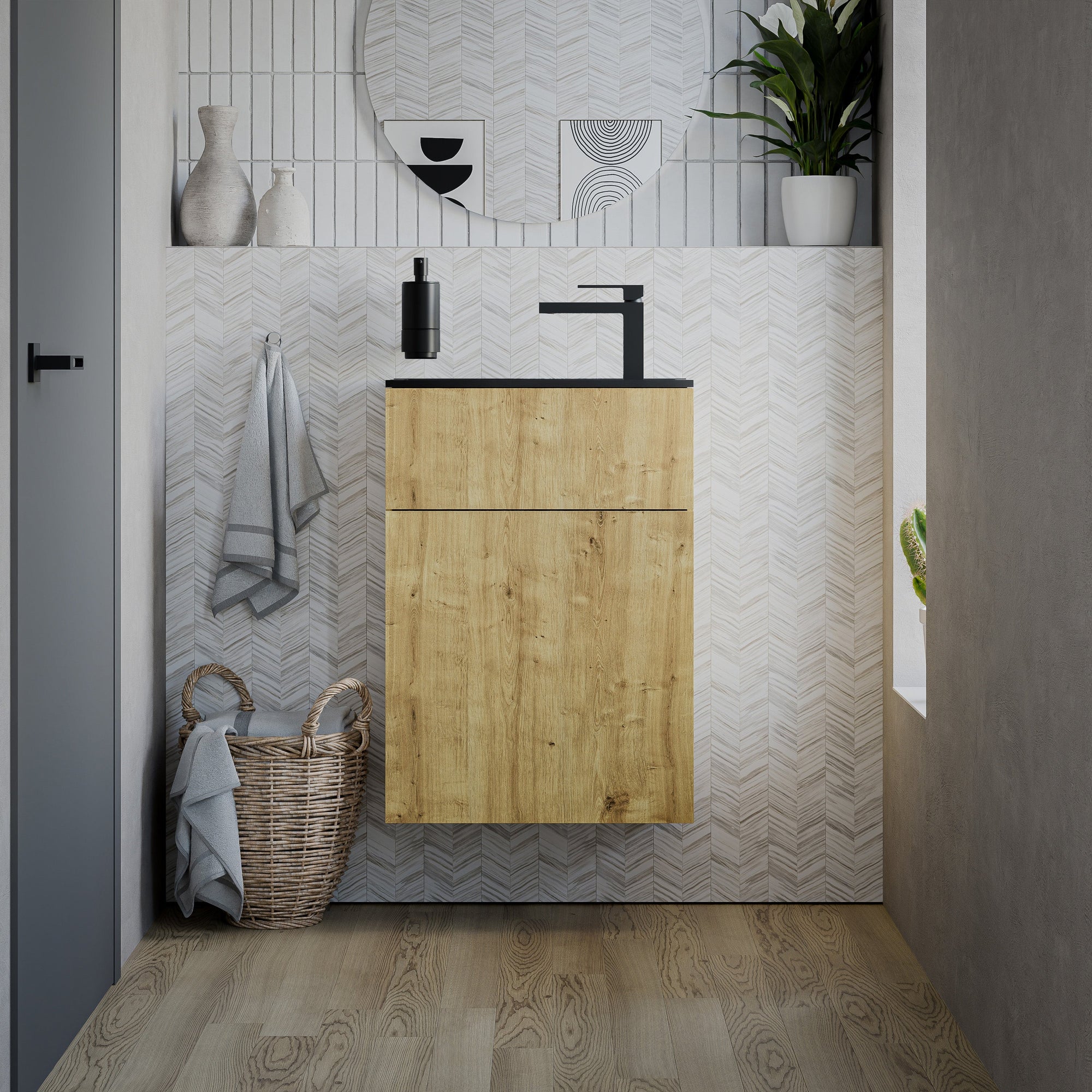 Meuble salle de bain KONDA 50 cm