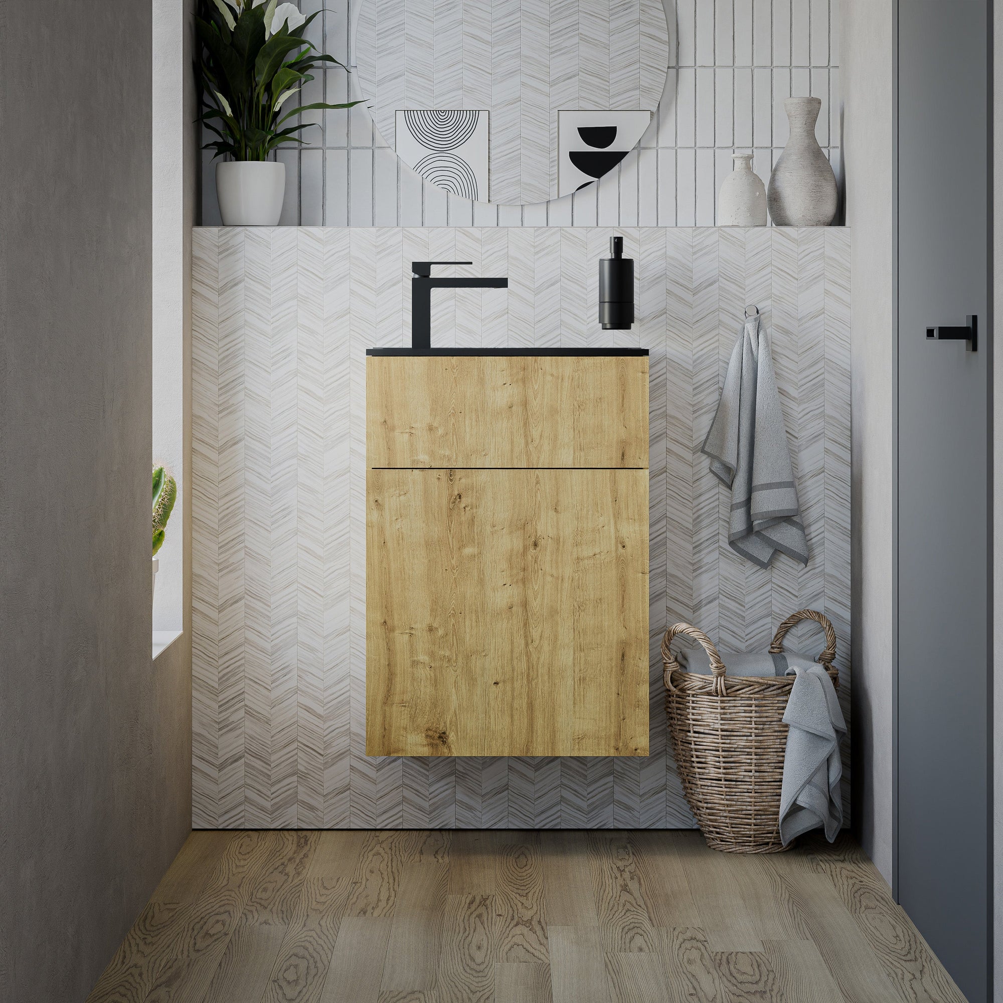Meuble salle de bain KONDA 50 cm