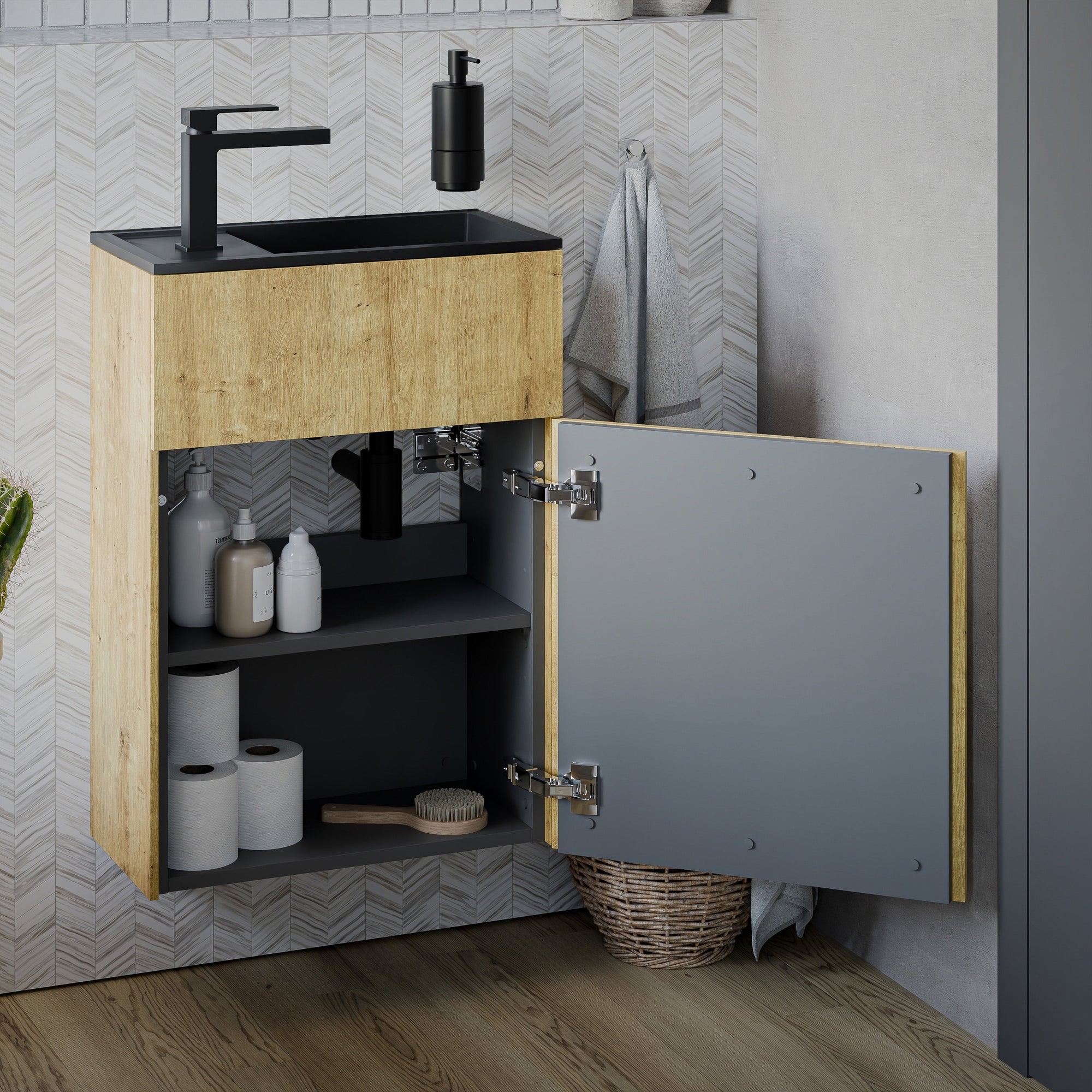 Meuble salle de bain KONDA 50 cm