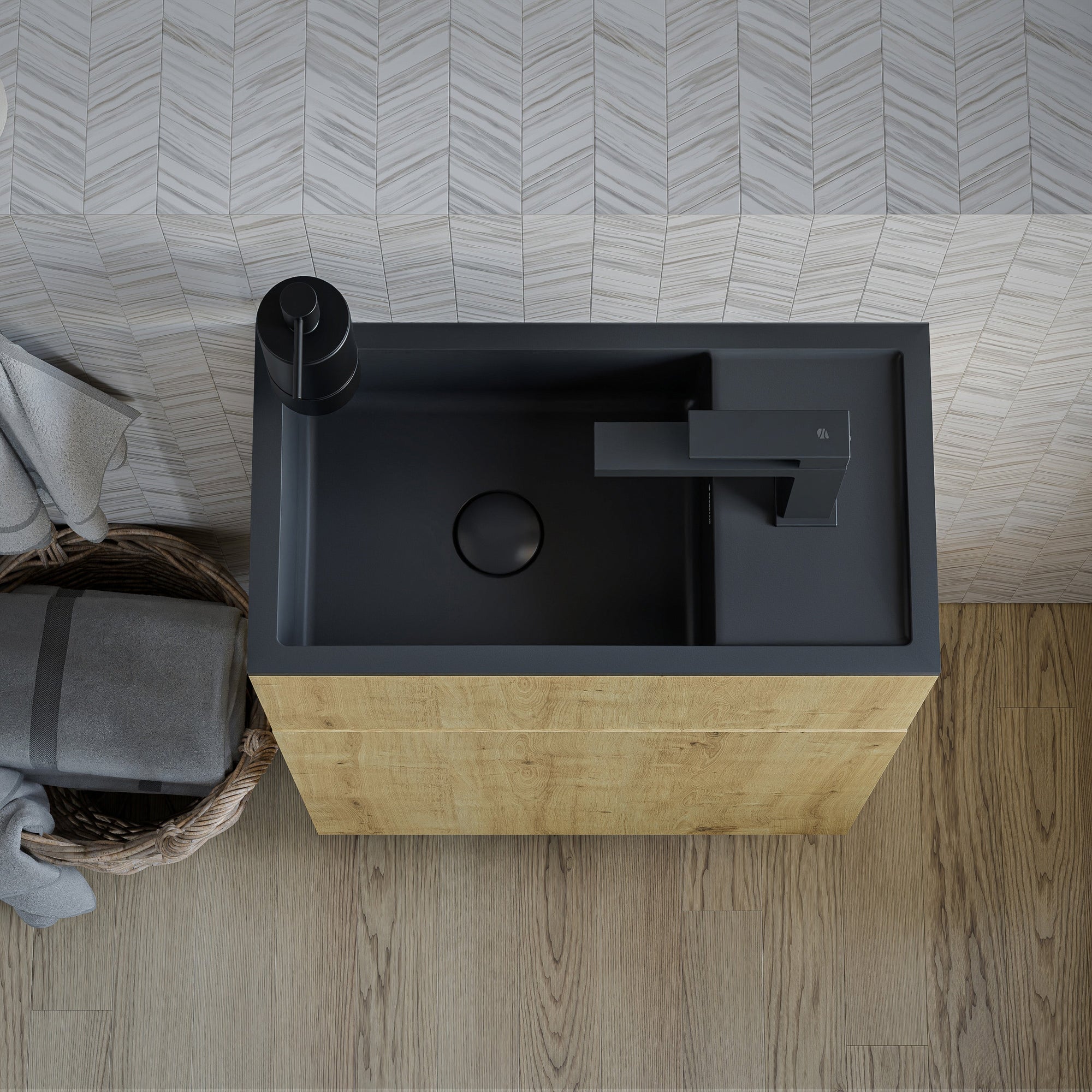 Meuble salle de bain KONDA 50 cm