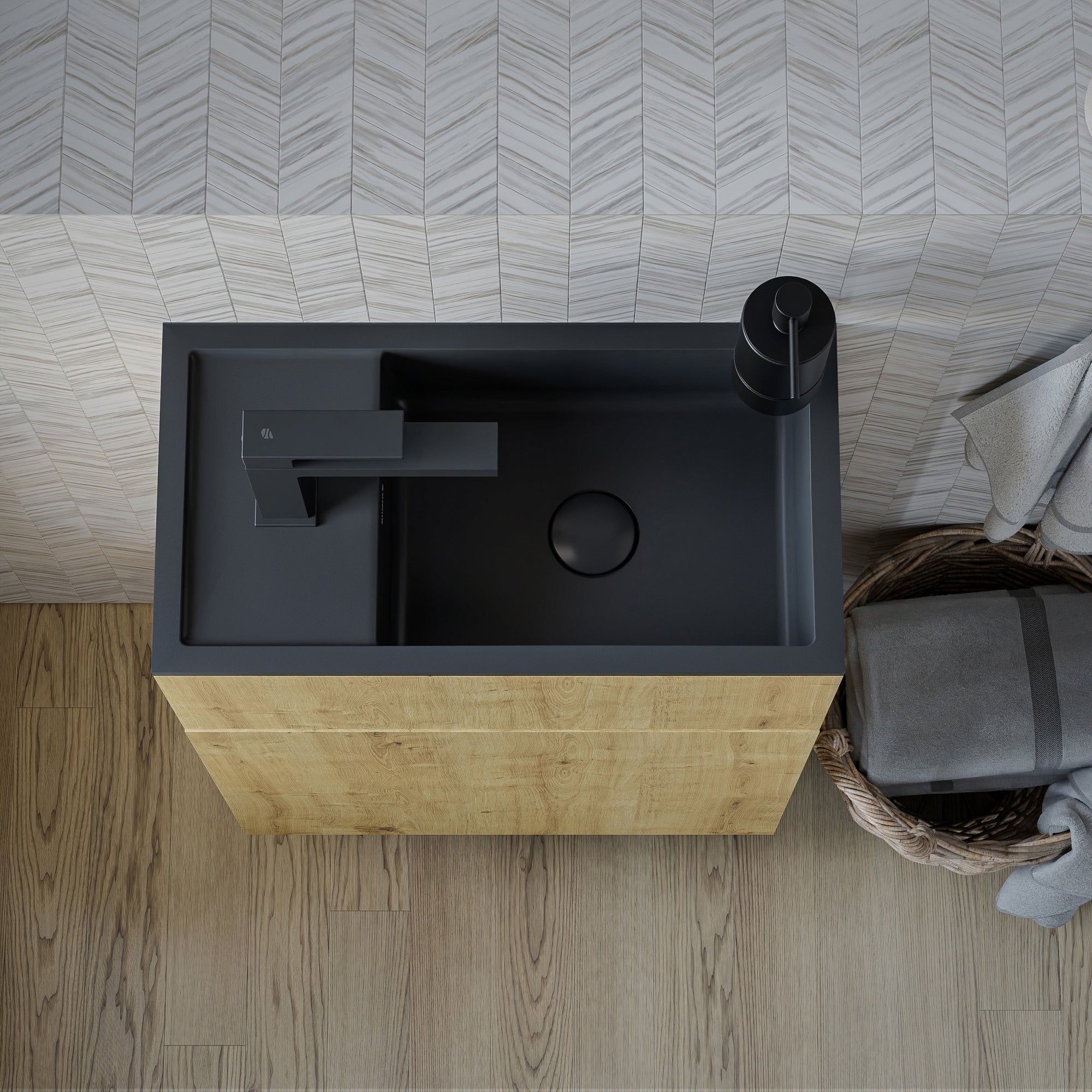 Meuble salle de bain KONDA 50 cm
