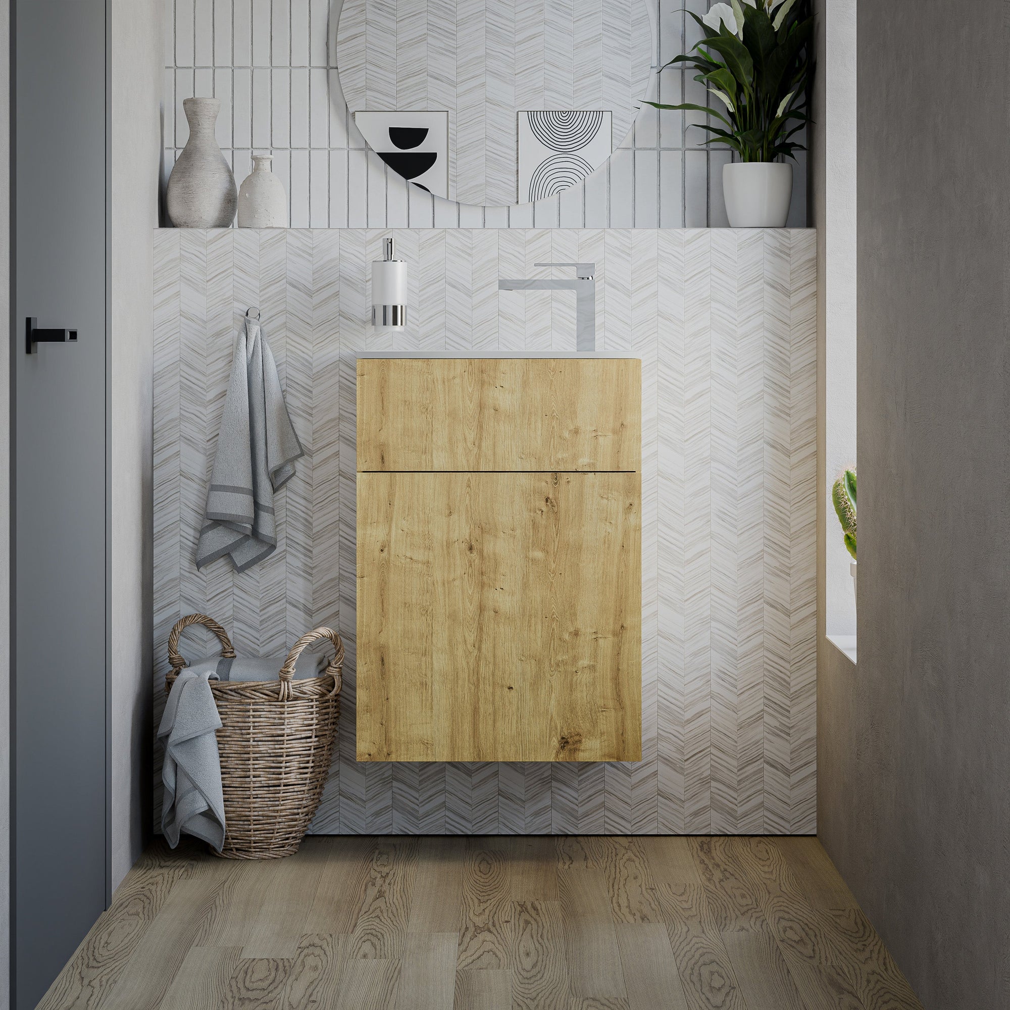 Meuble salle de bain KONDA 50 cm