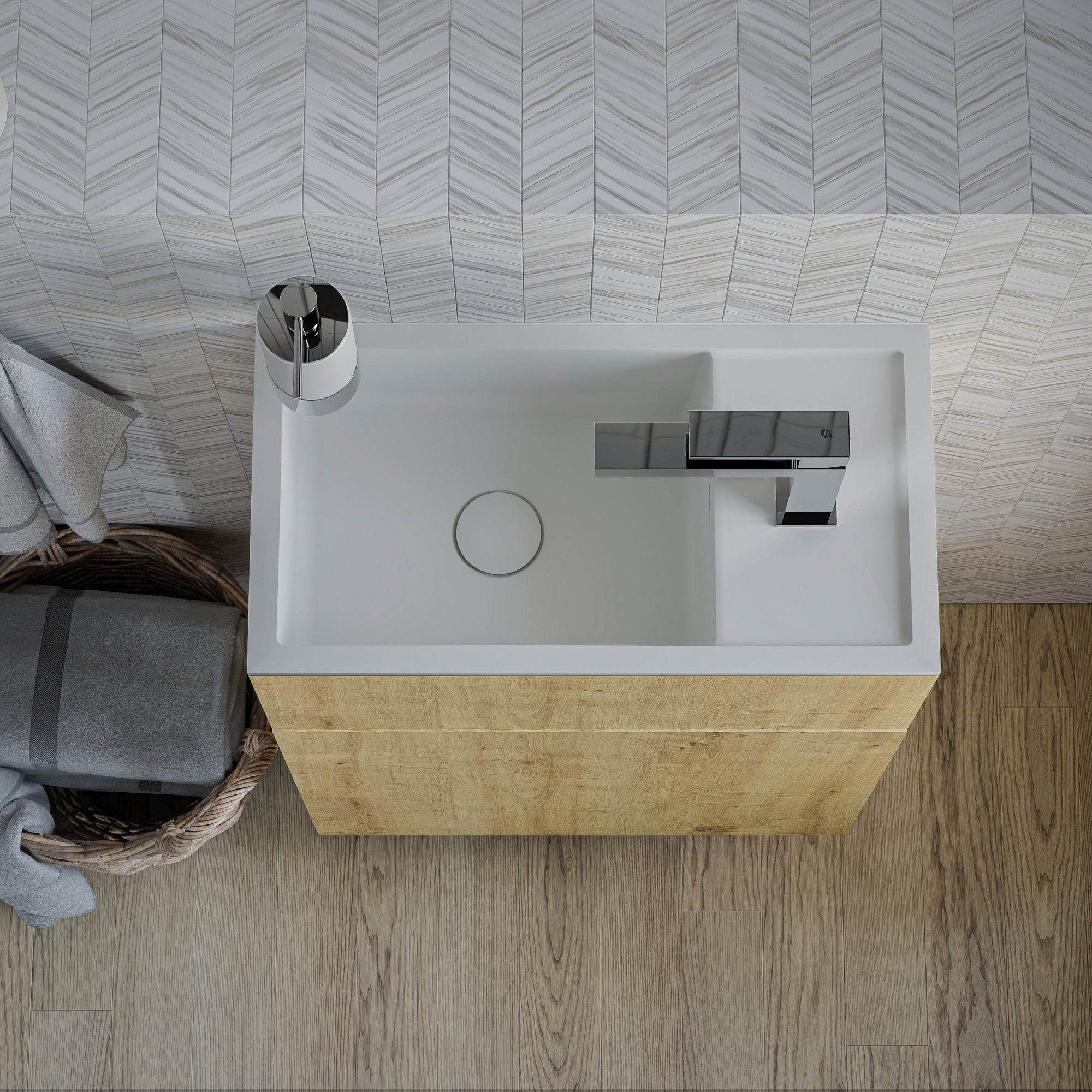 Meuble salle de bain KONDA 50 cm