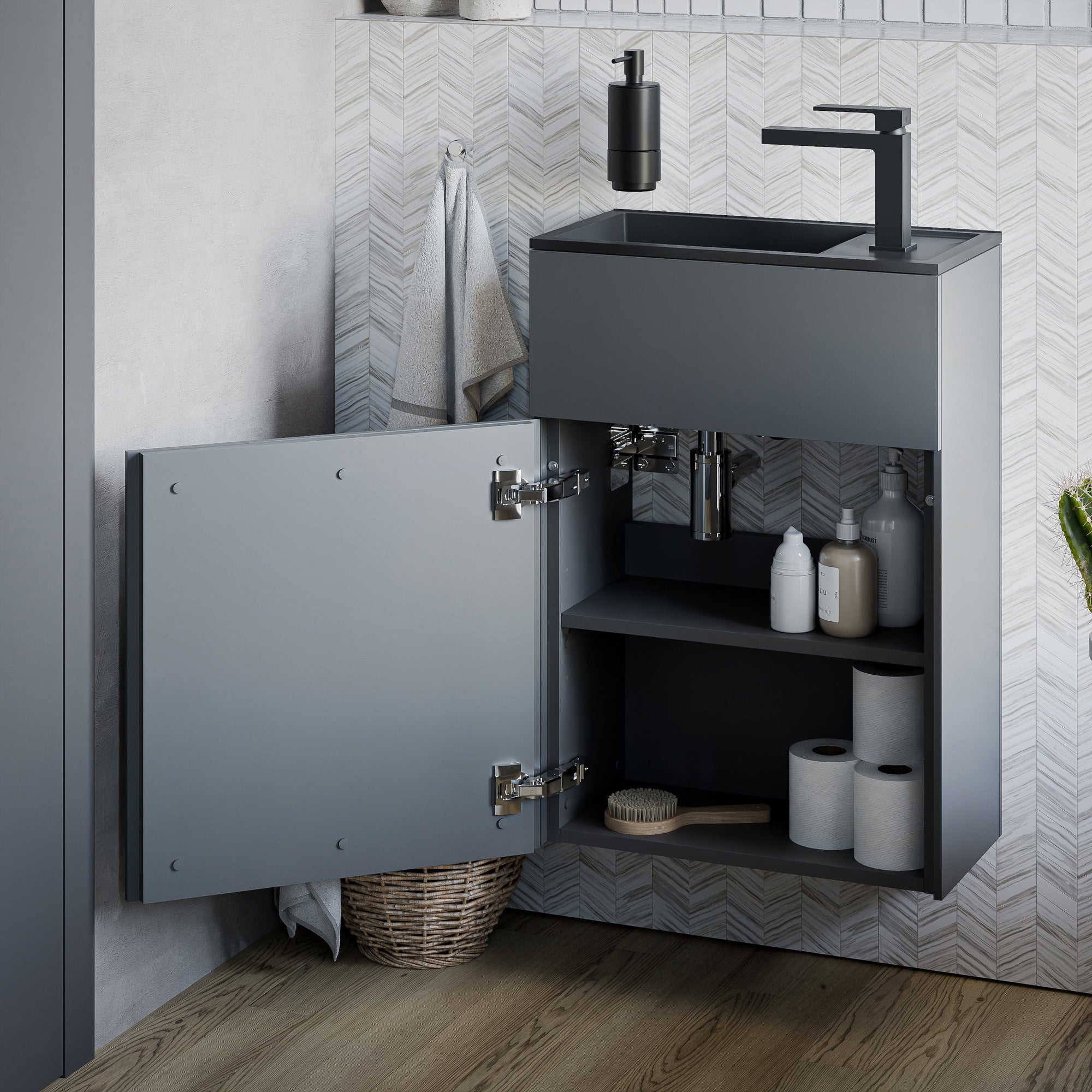 Meuble salle de bain KONDA 50 cm