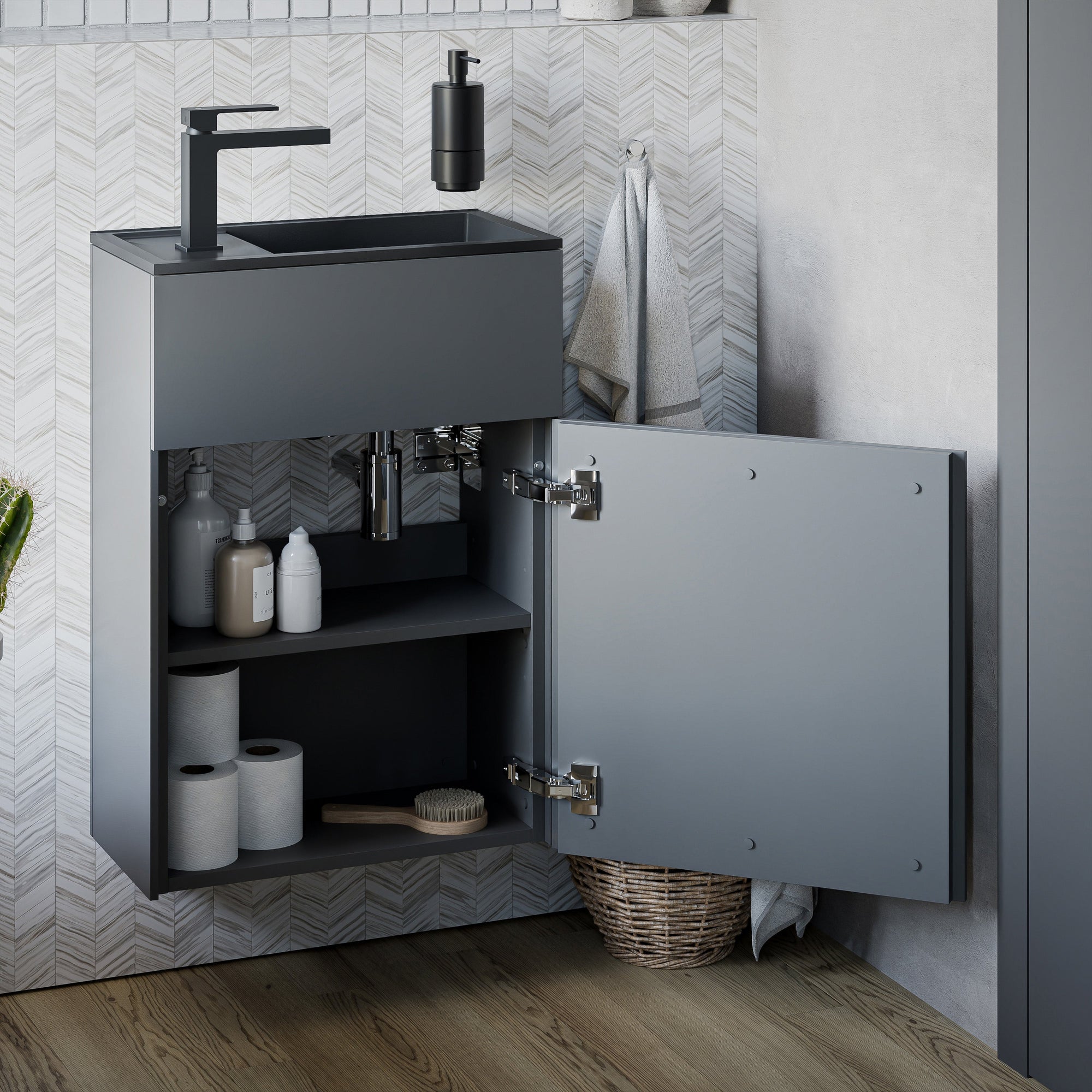 Meuble salle de bain KONDA 50 cm