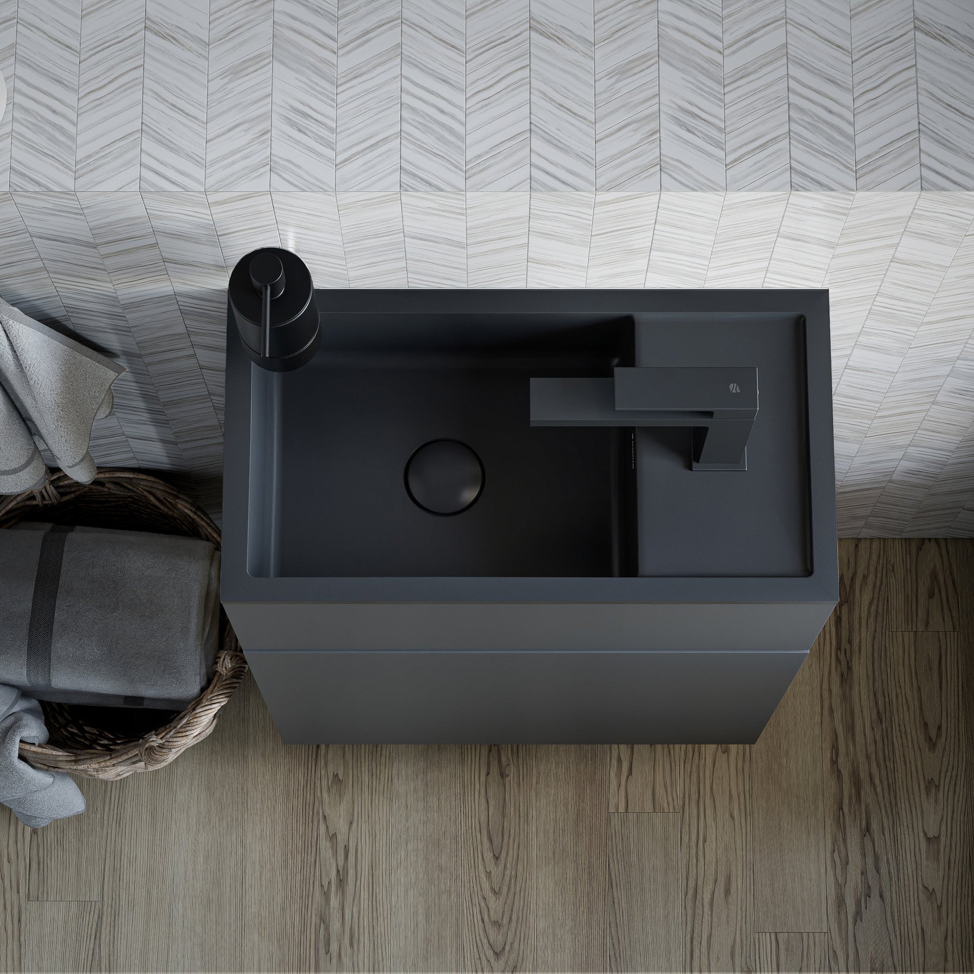 Meuble salle de bain KONDA 50 cm