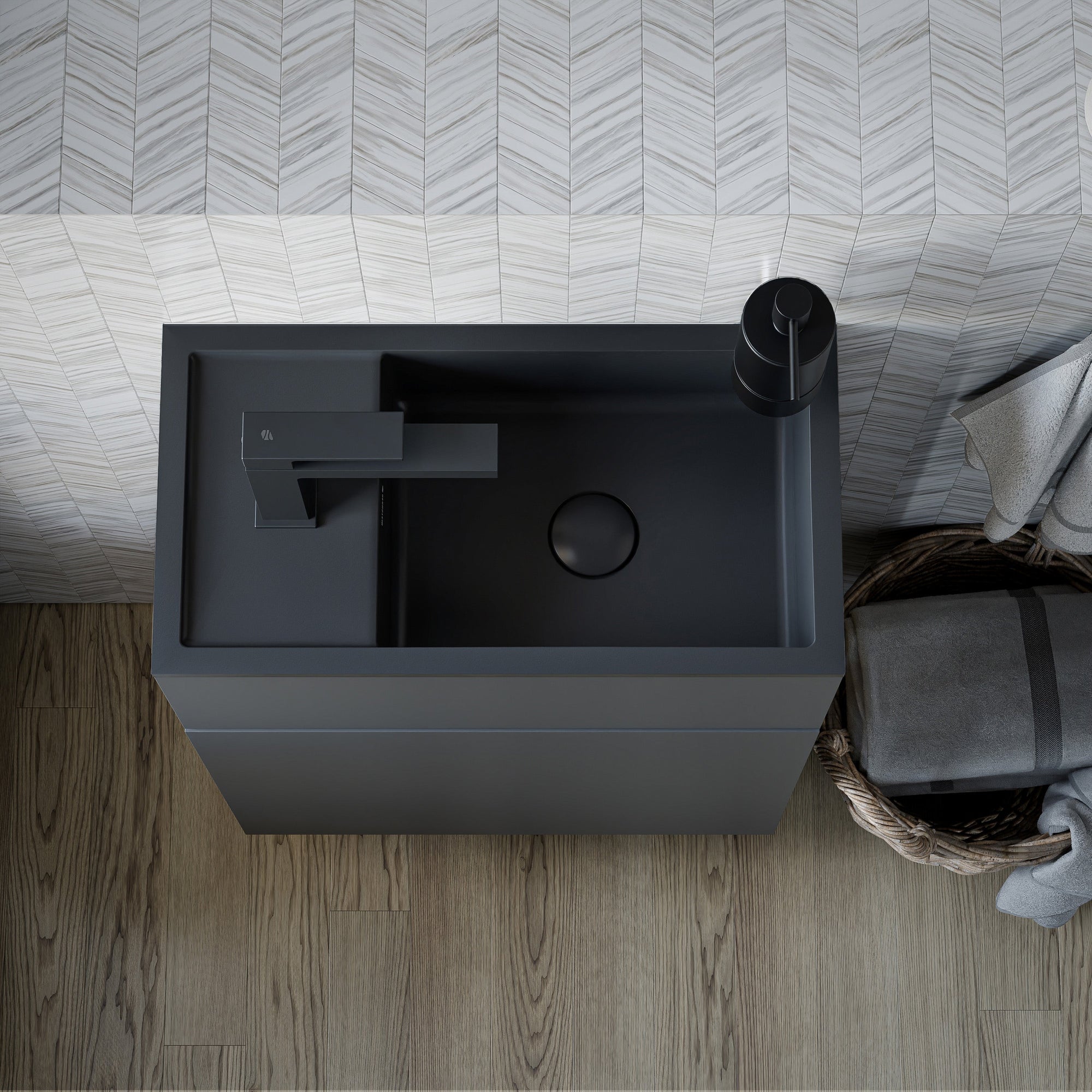 Meuble salle de bain KONDA 50 cm