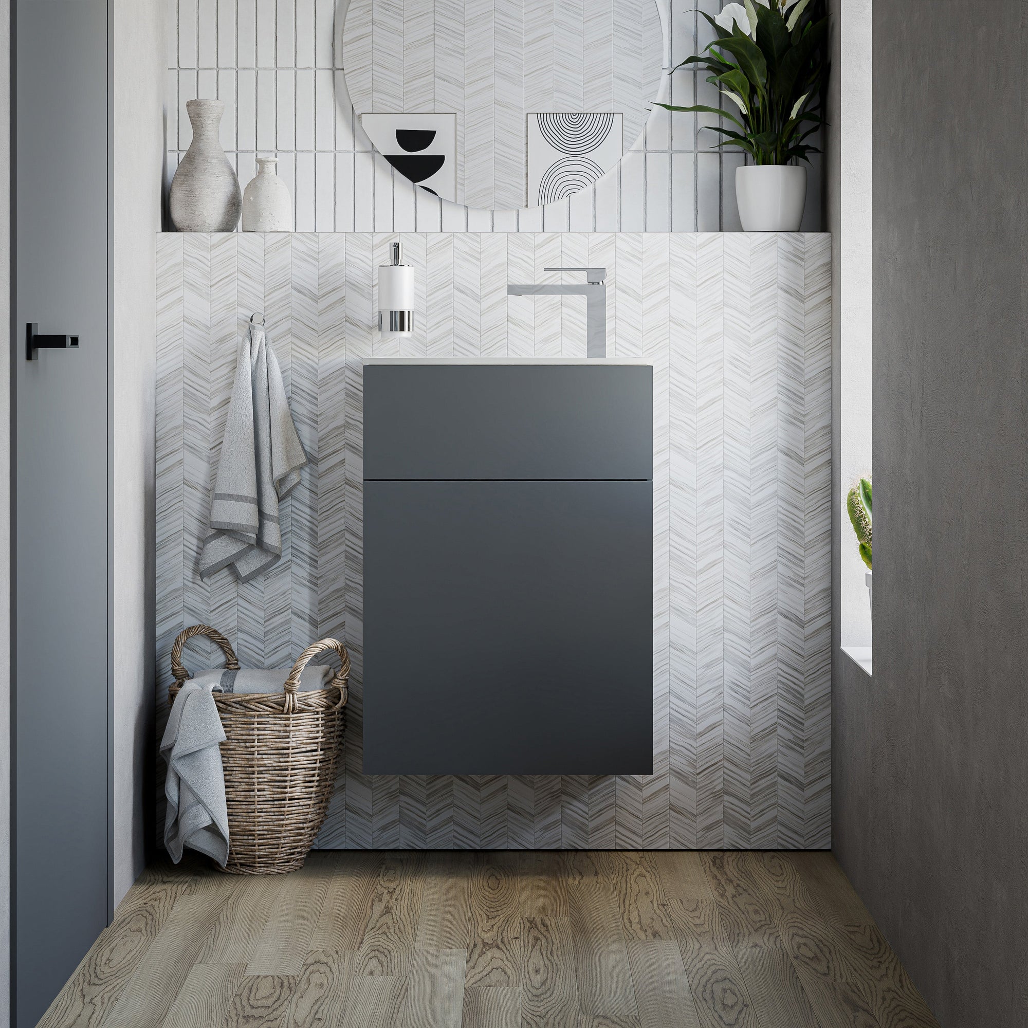 Meuble salle de bain KONDA 50 cm