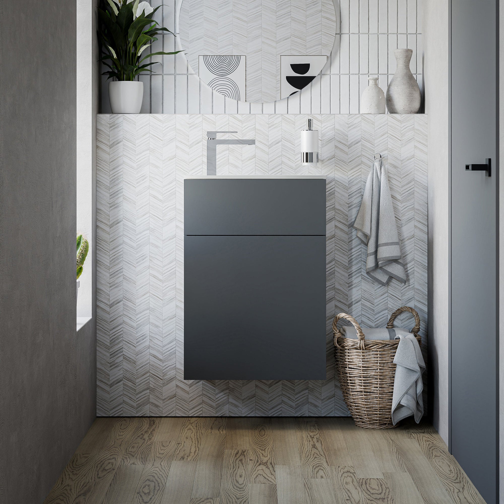 Meuble salle de bain KONDA 50 cm