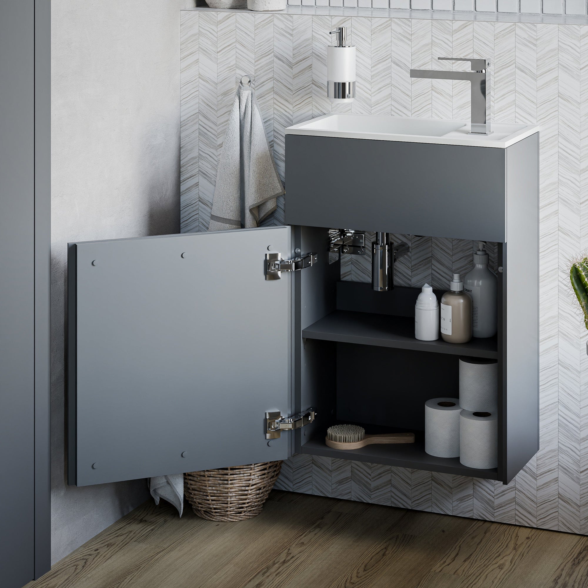 Meuble salle de bain KONDA 50 cm