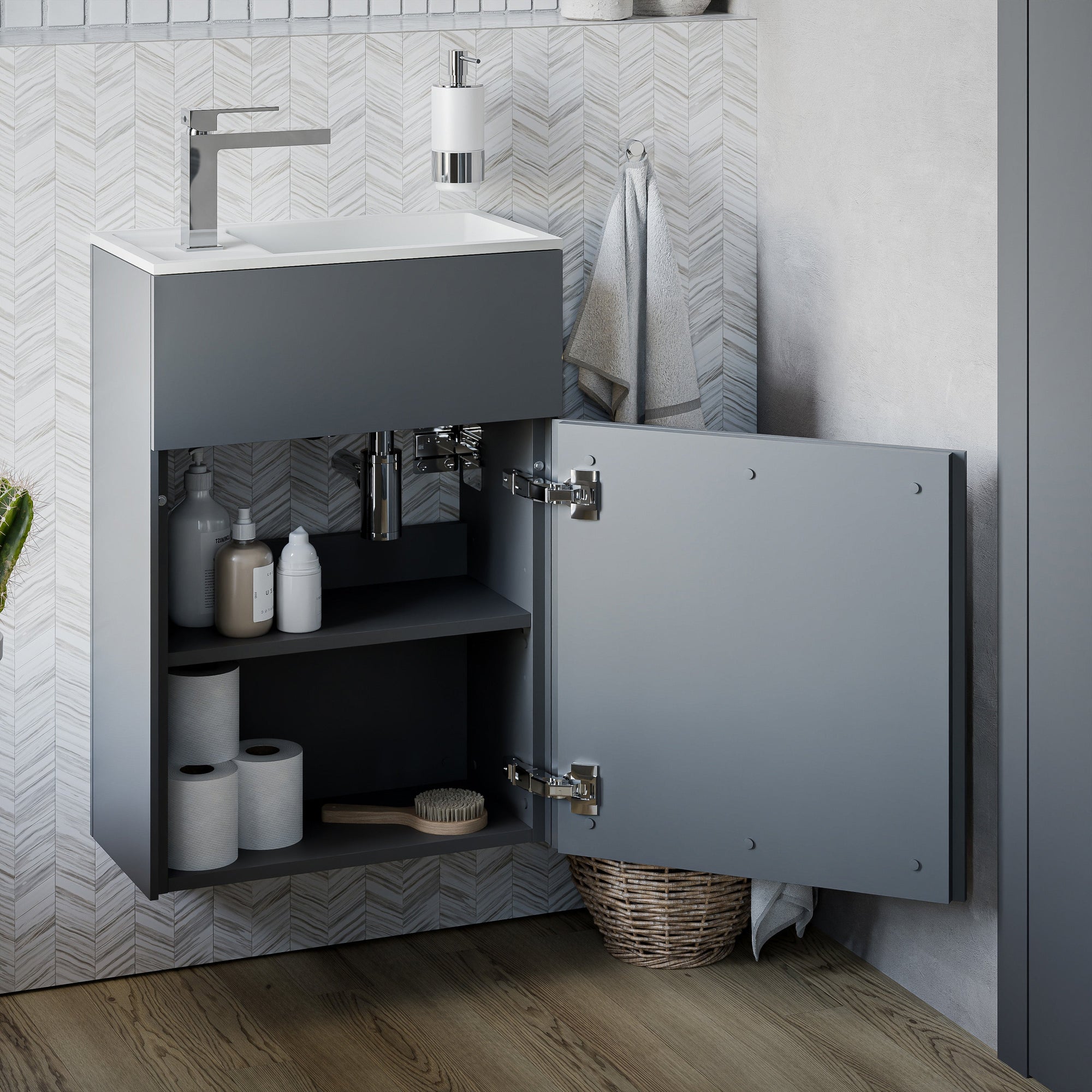 Meuble salle de bain KONDA 50 cm