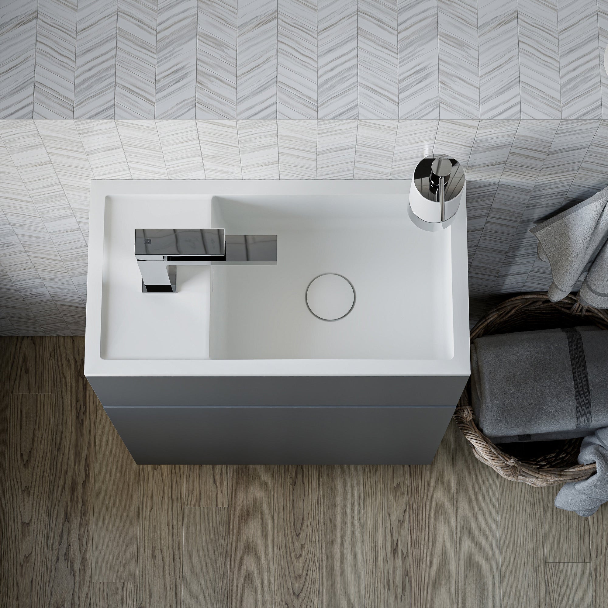 Meuble salle de bain KONDA 50 cm