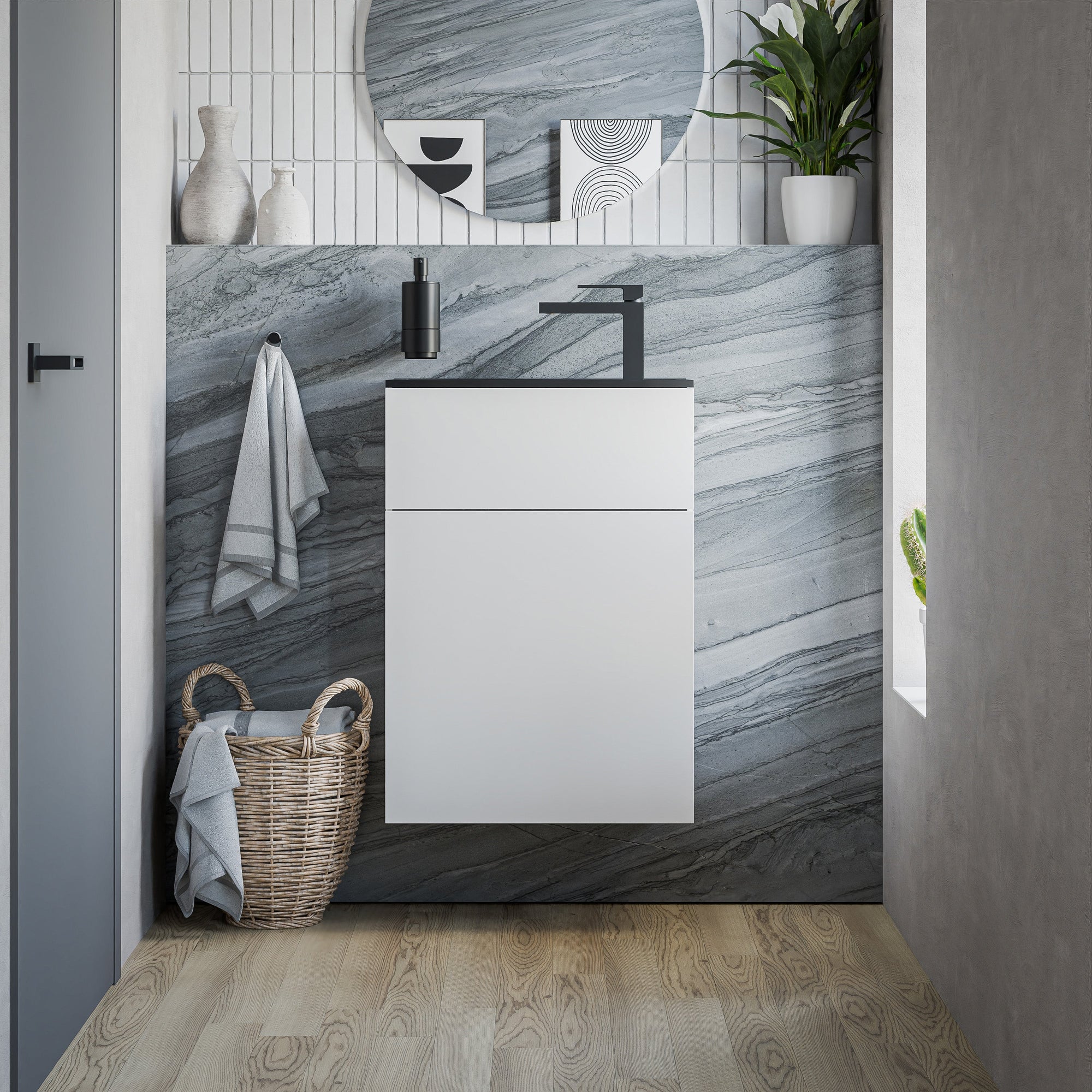 Meuble salle de bain KONDA 50 cm