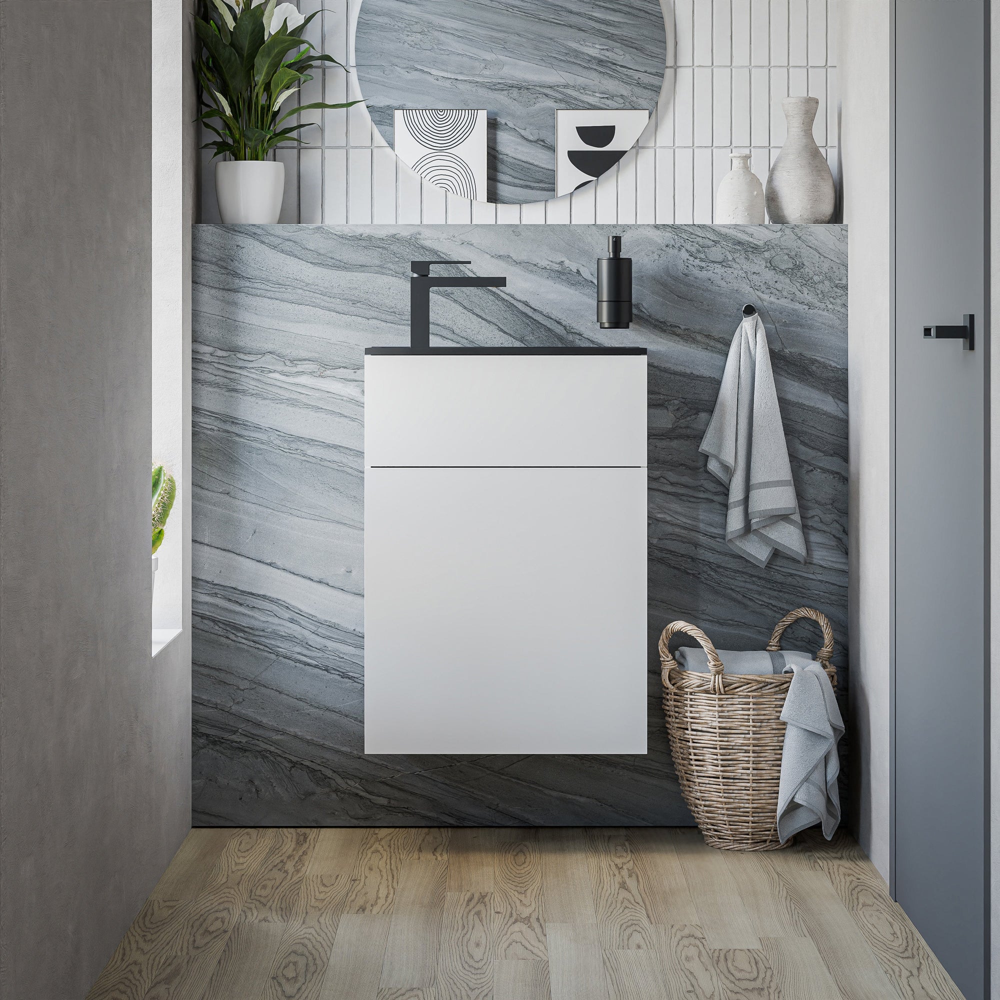 Meuble salle de bain KONDA 50 cm