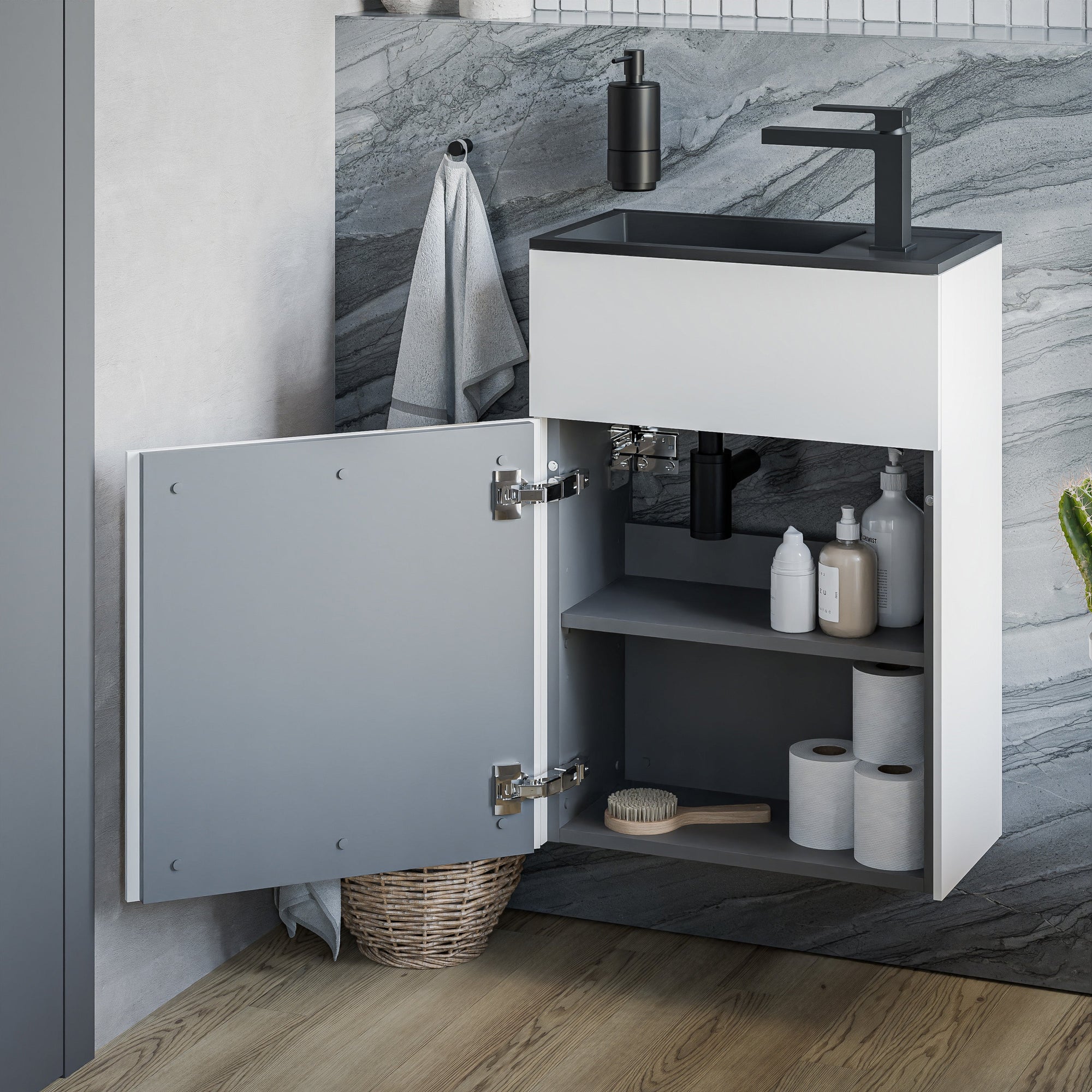 Meuble salle de bain KONDA 50 cm