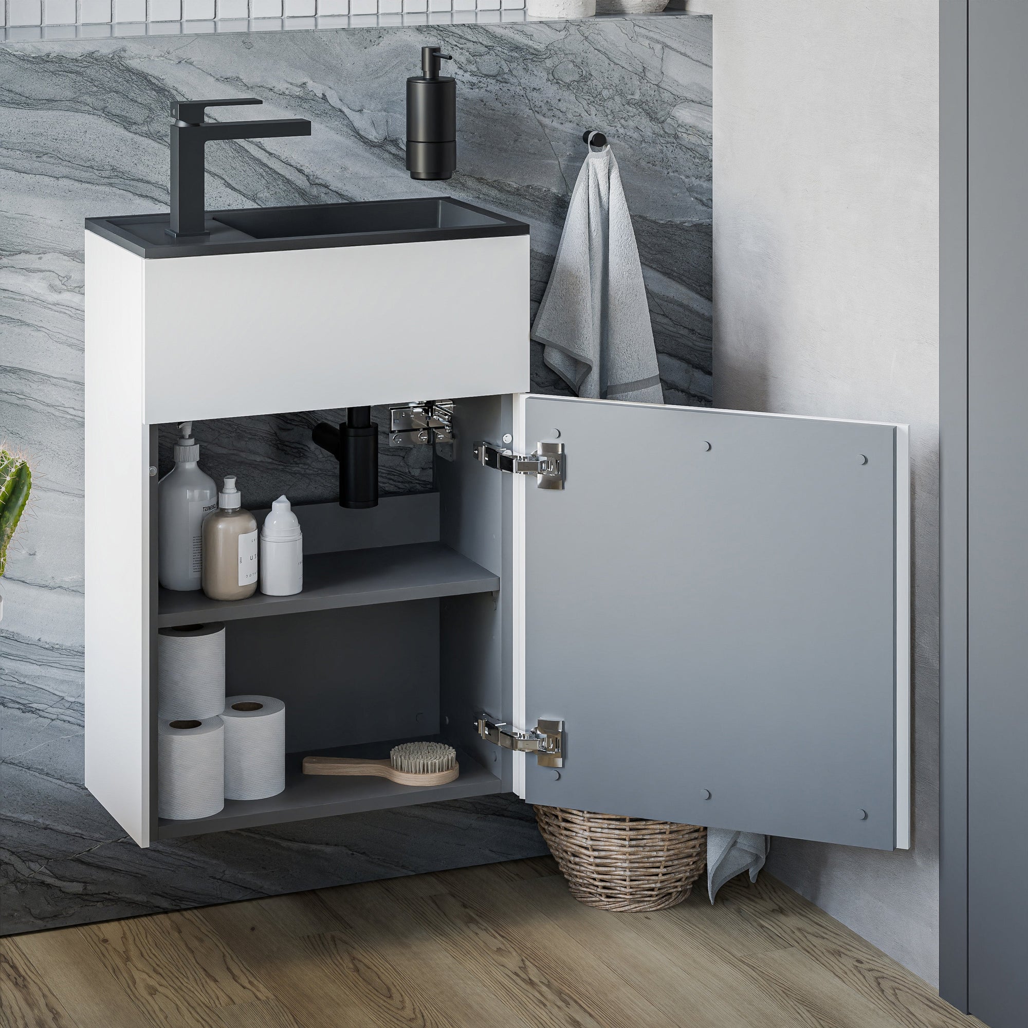 Meuble salle de bain KONDA 50 cm