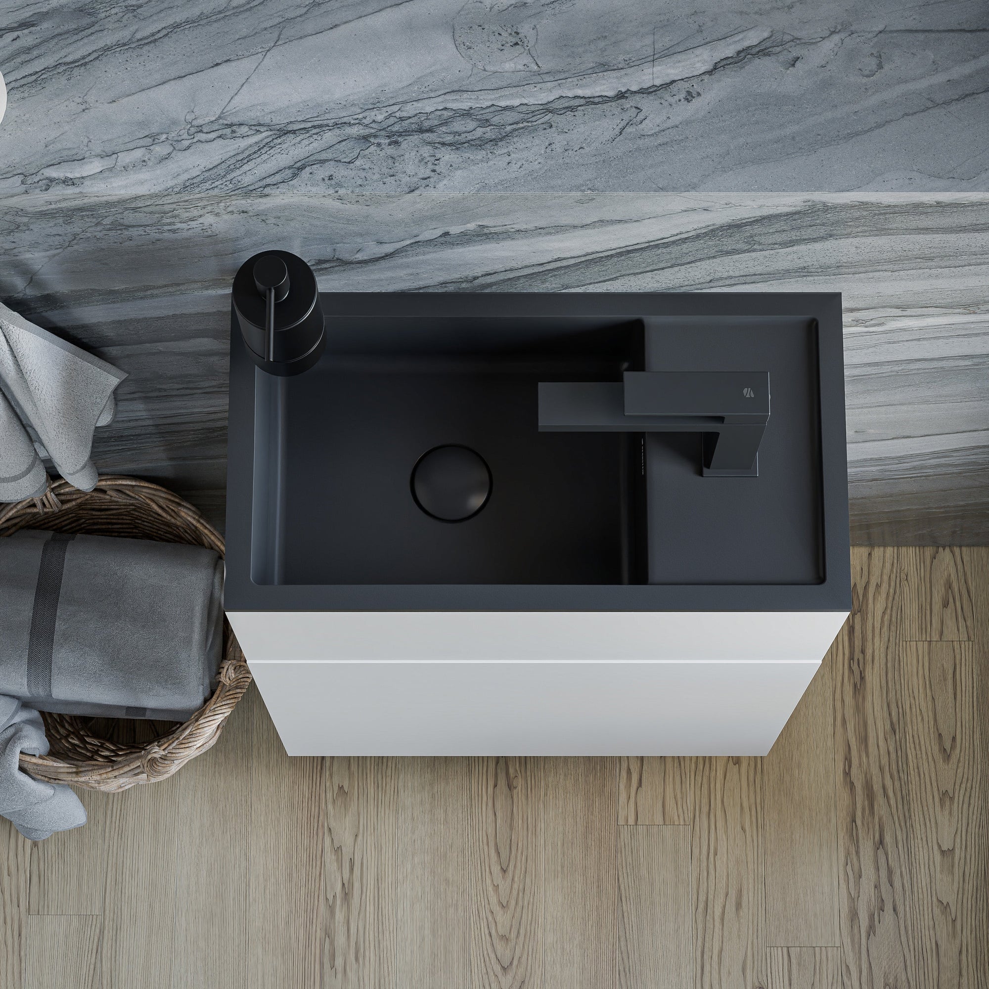 Meuble salle de bain KONDA 50 cm