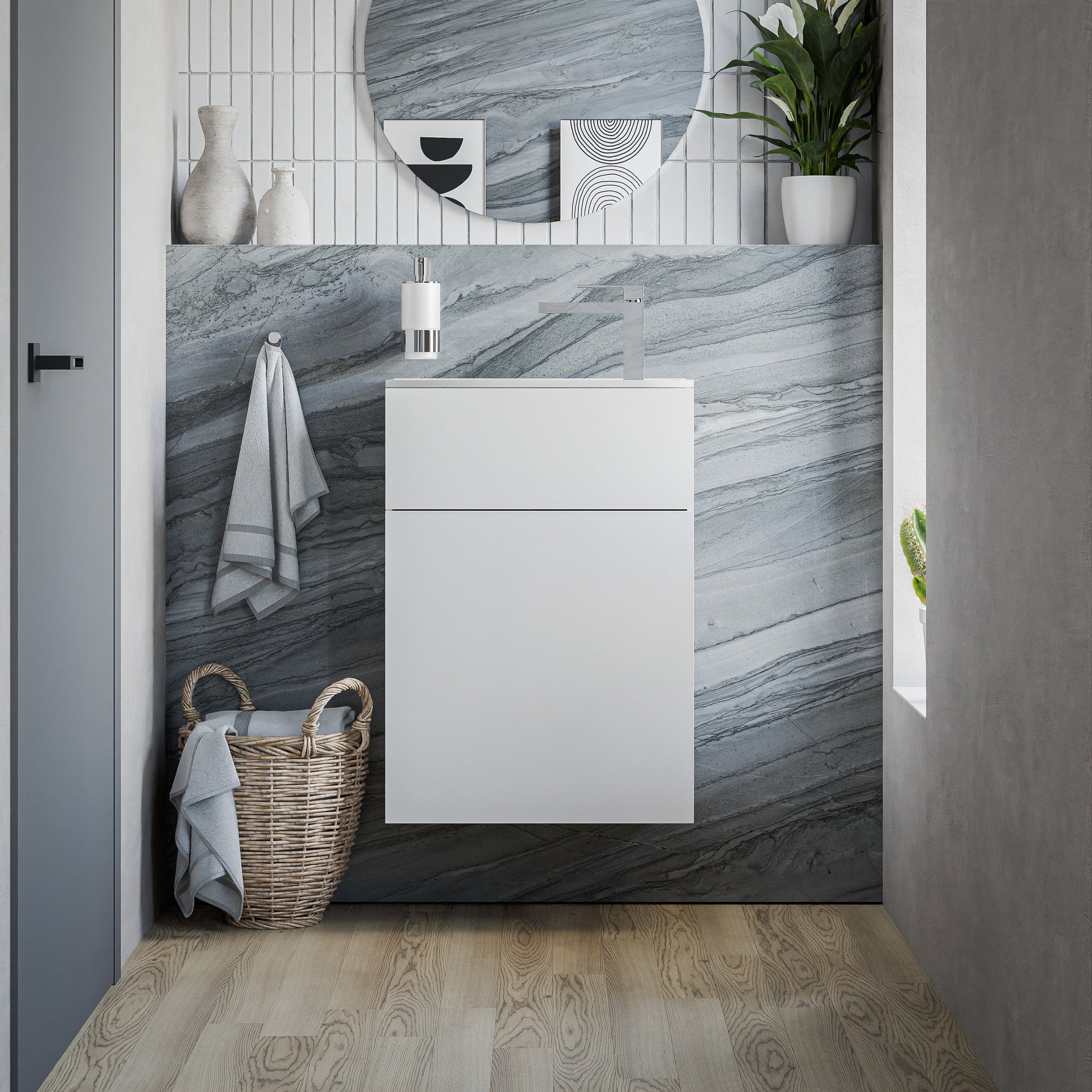 Meuble salle de bain KONDA 50 cm