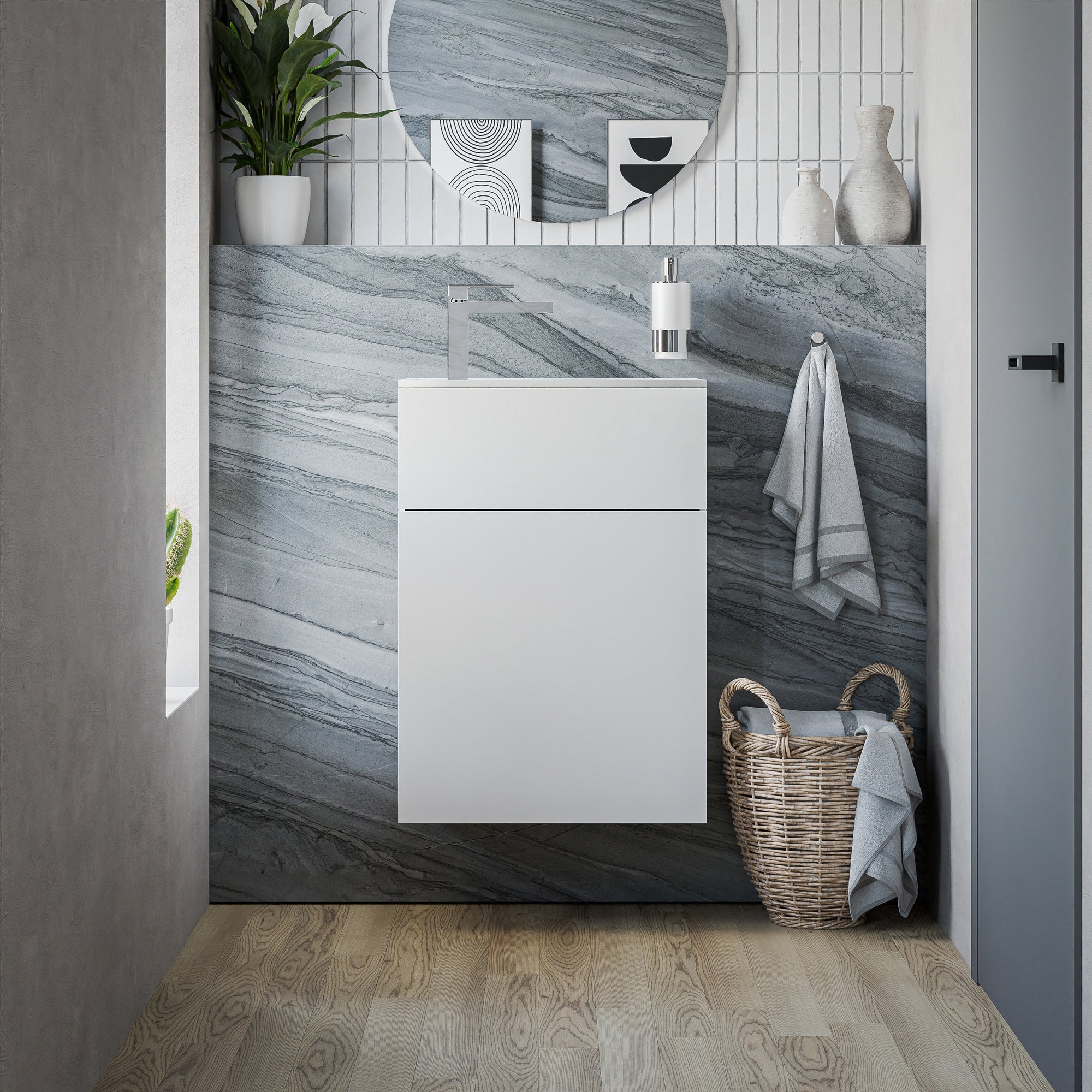 Meuble salle de bain KONDA 50 cm