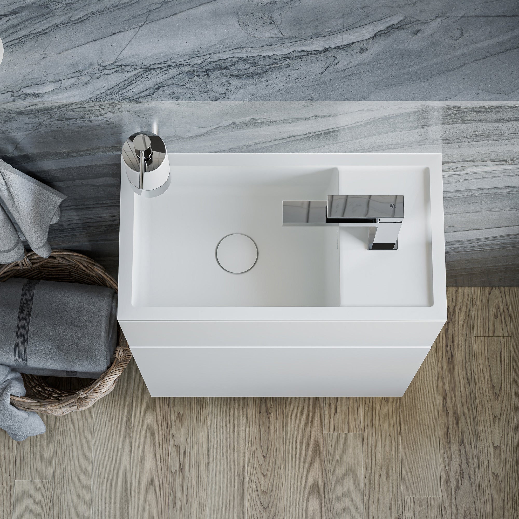 Meuble salle de bain KONDA 50 cm