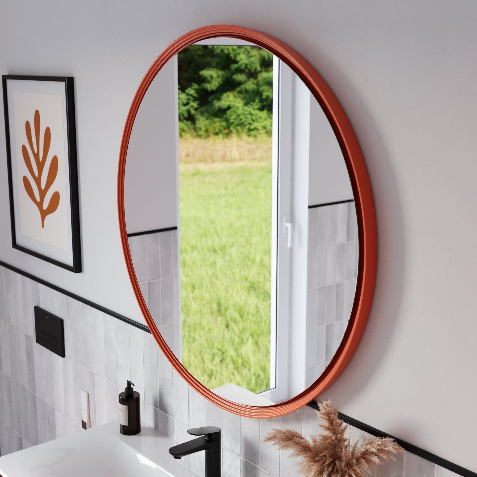 Miroir salle de bain LED BELDIVO rond - 100 cm