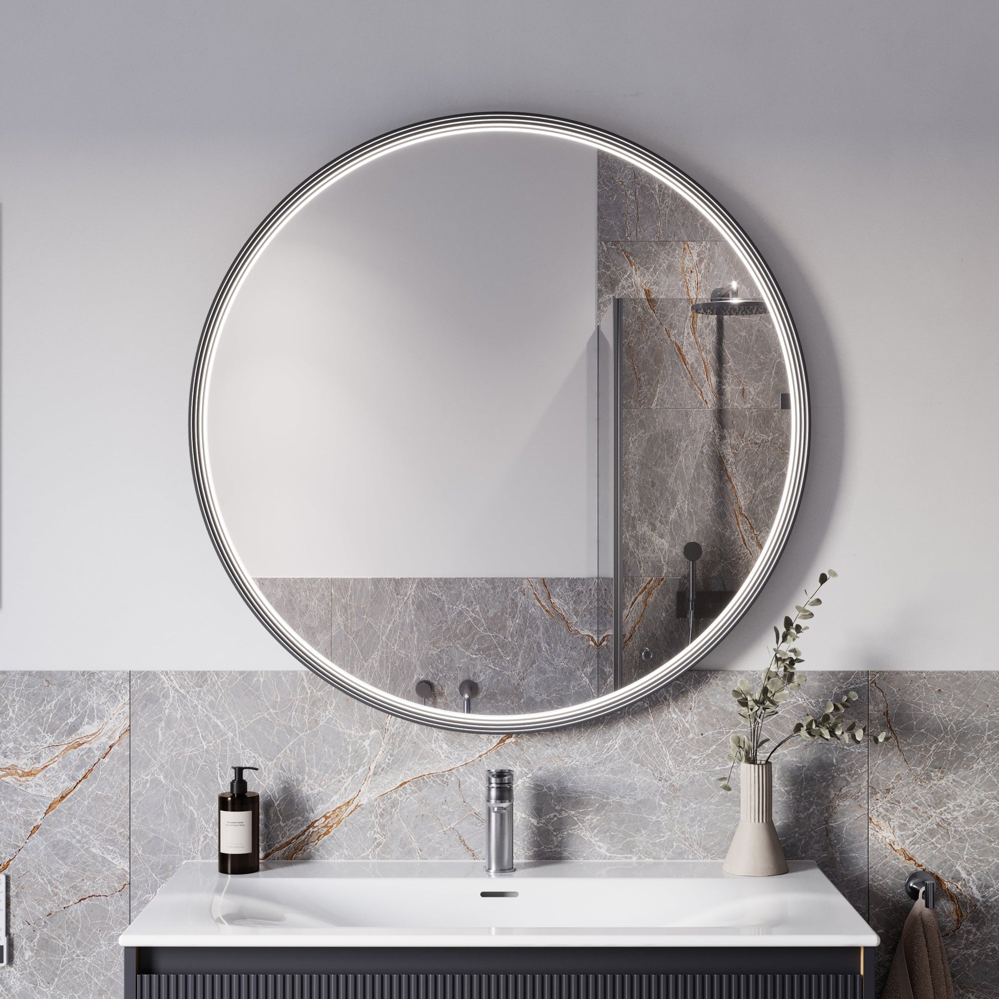 Ensemble meubles salle de bain BELDIVO 100 cm