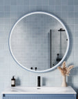 Miroir salle de bain LED BELDIVO rond - 100 cm