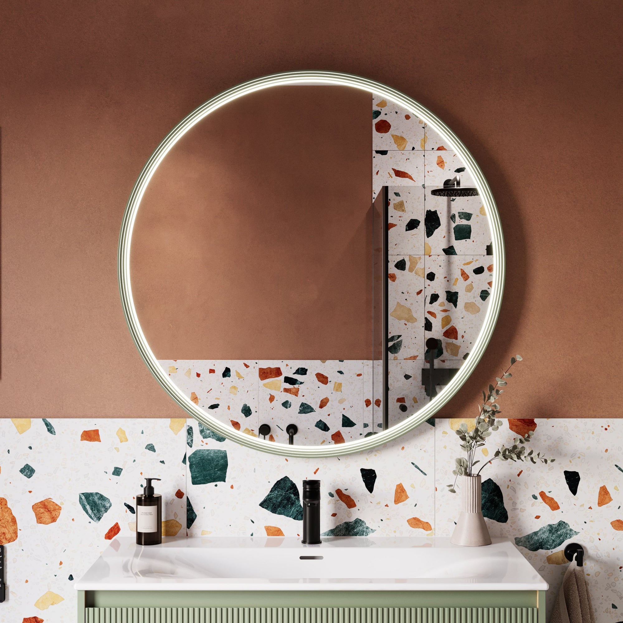 Ensemble meubles salle de bain BELDIVO 100 cm