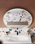 Miroir salle de bain LED BELDIVO rond - 100 cm