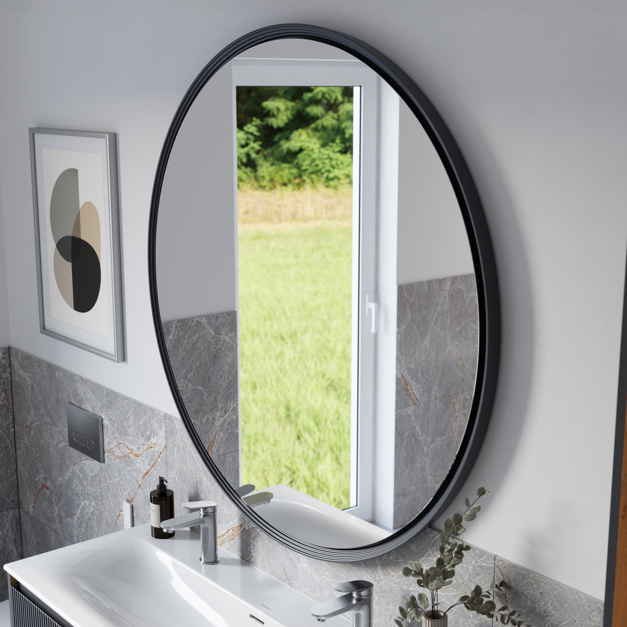 Miroir salle de bain LED BELDIVO rond - 120 cm