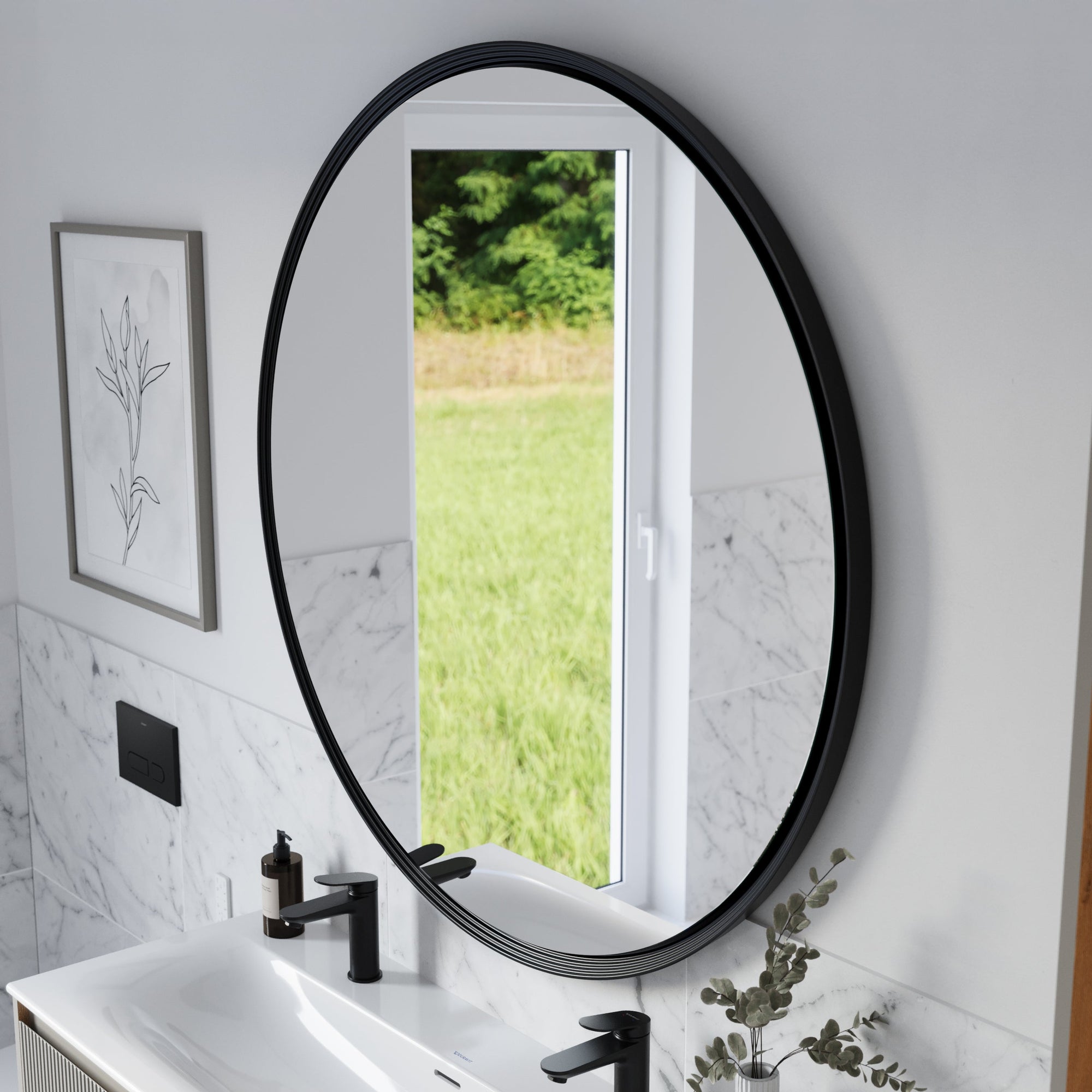 Miroir salle de bain LED BELDIVO rond - 120 cm