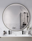 Miroir salle de bain LED BELDIVO rond - 120 cm