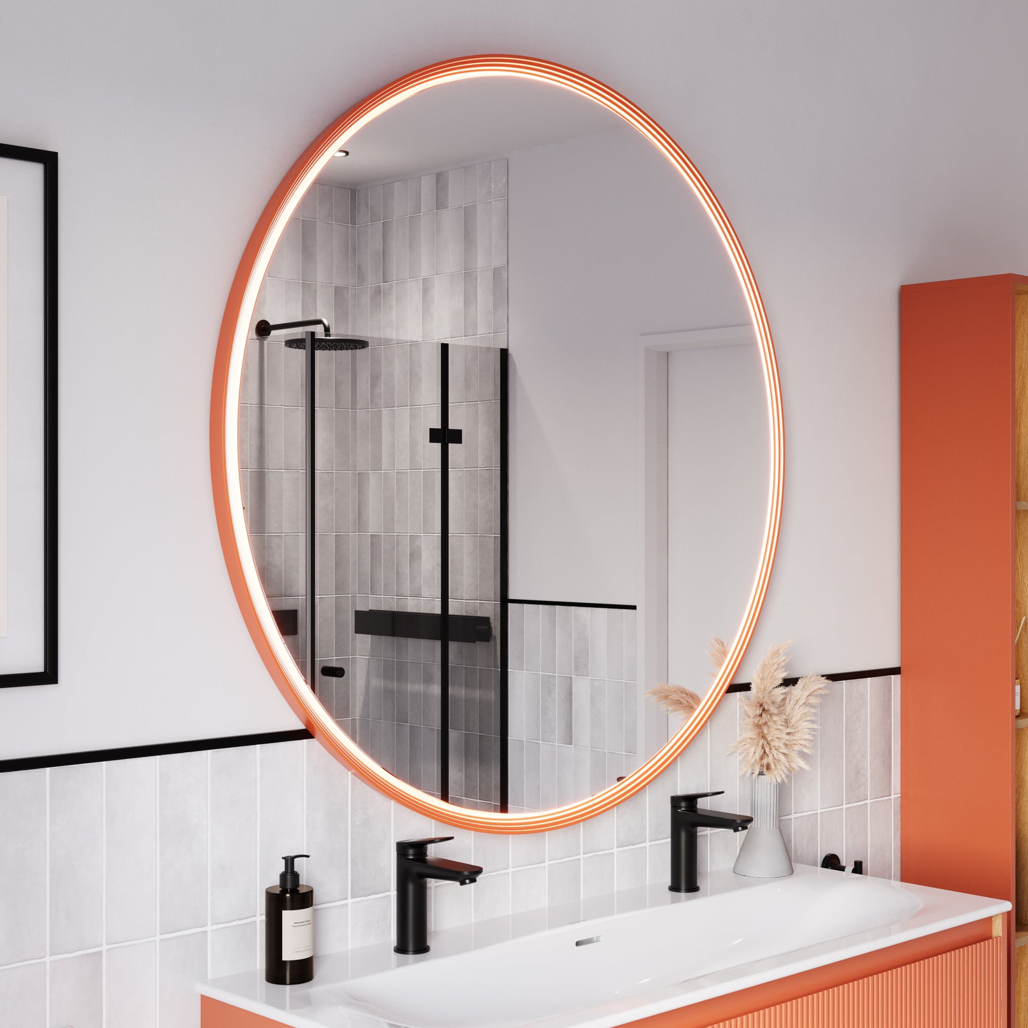 Miroir salle de bain LED BELDIVO rond - 120 cm