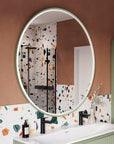 Miroir salle de bain LED BELDIVO rond - 120 cm